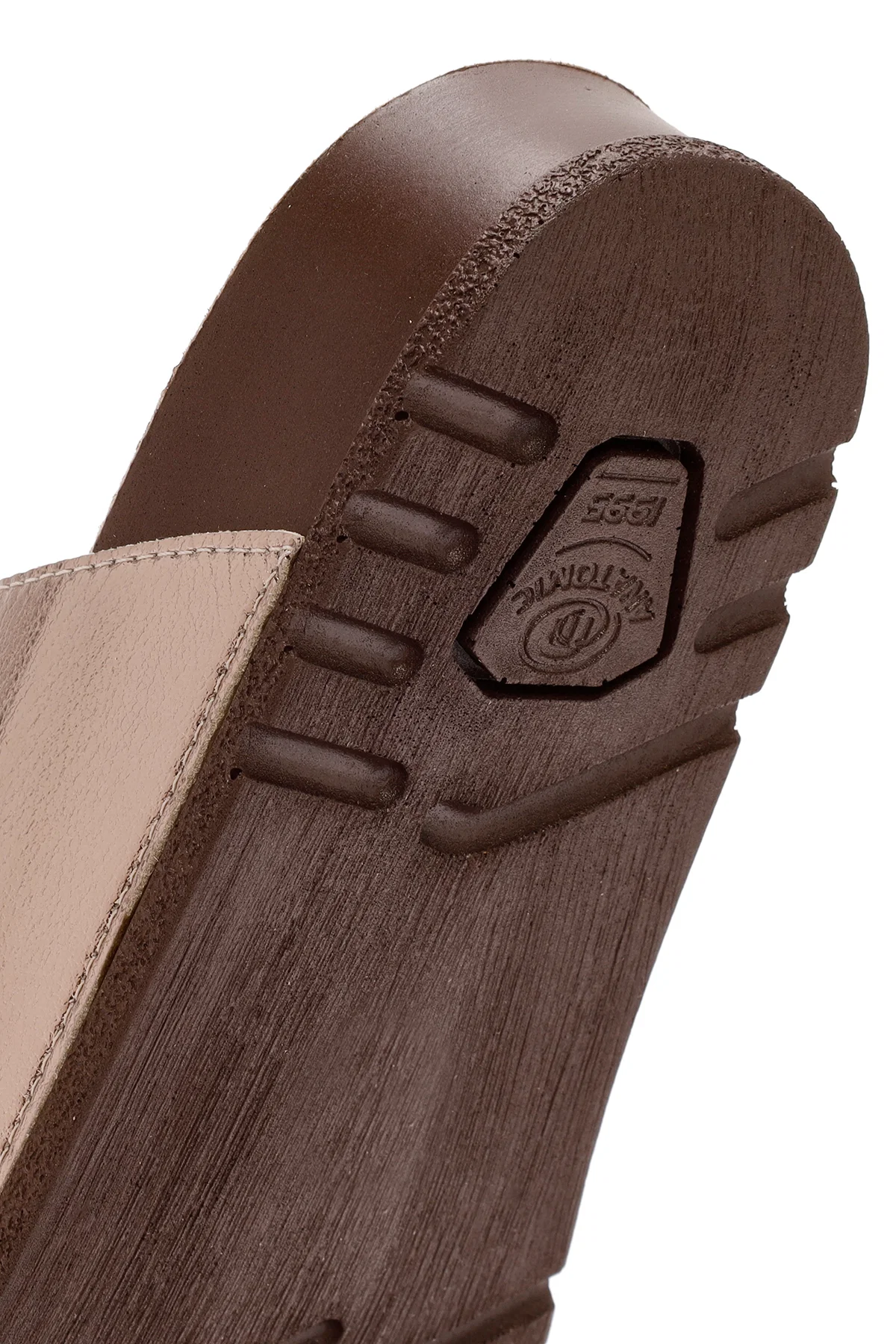 Kadın Bronz Çift Tokalı Comfort Terlik - Image 9