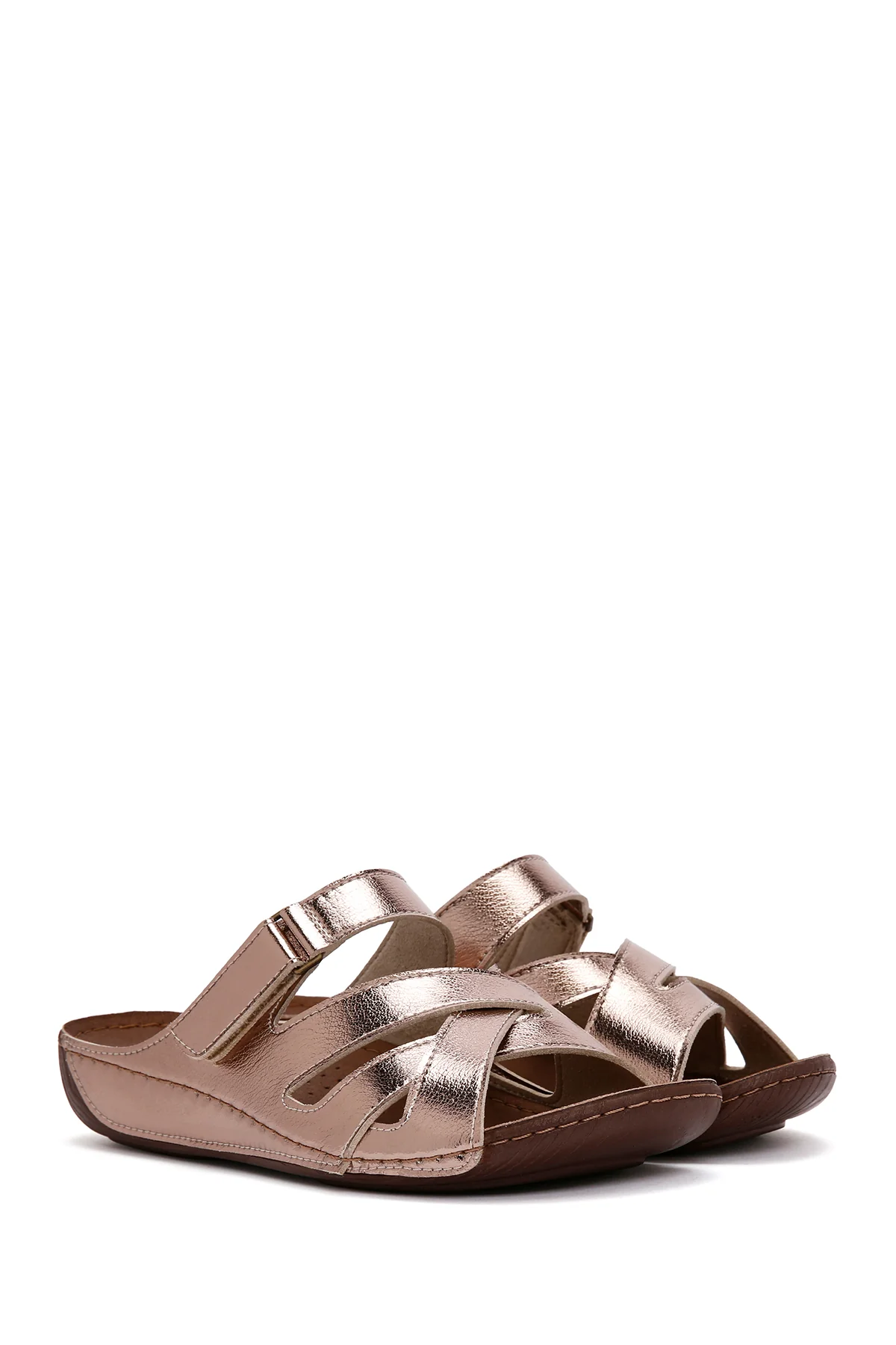 Kadın Bronz Comfort Terlik - Image 3