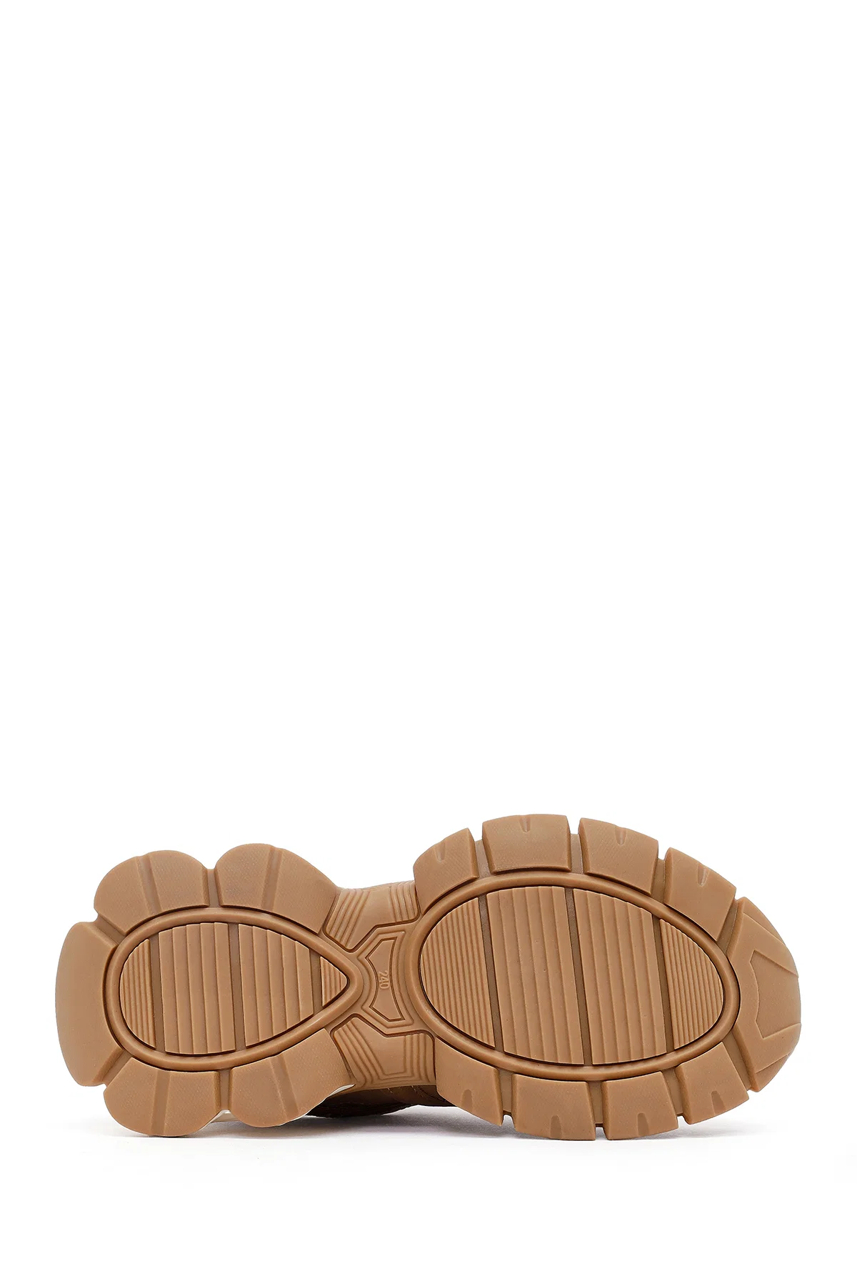 Kadın Camel Bağcıklı Kalın Tabanlı Sneaker - Image 6