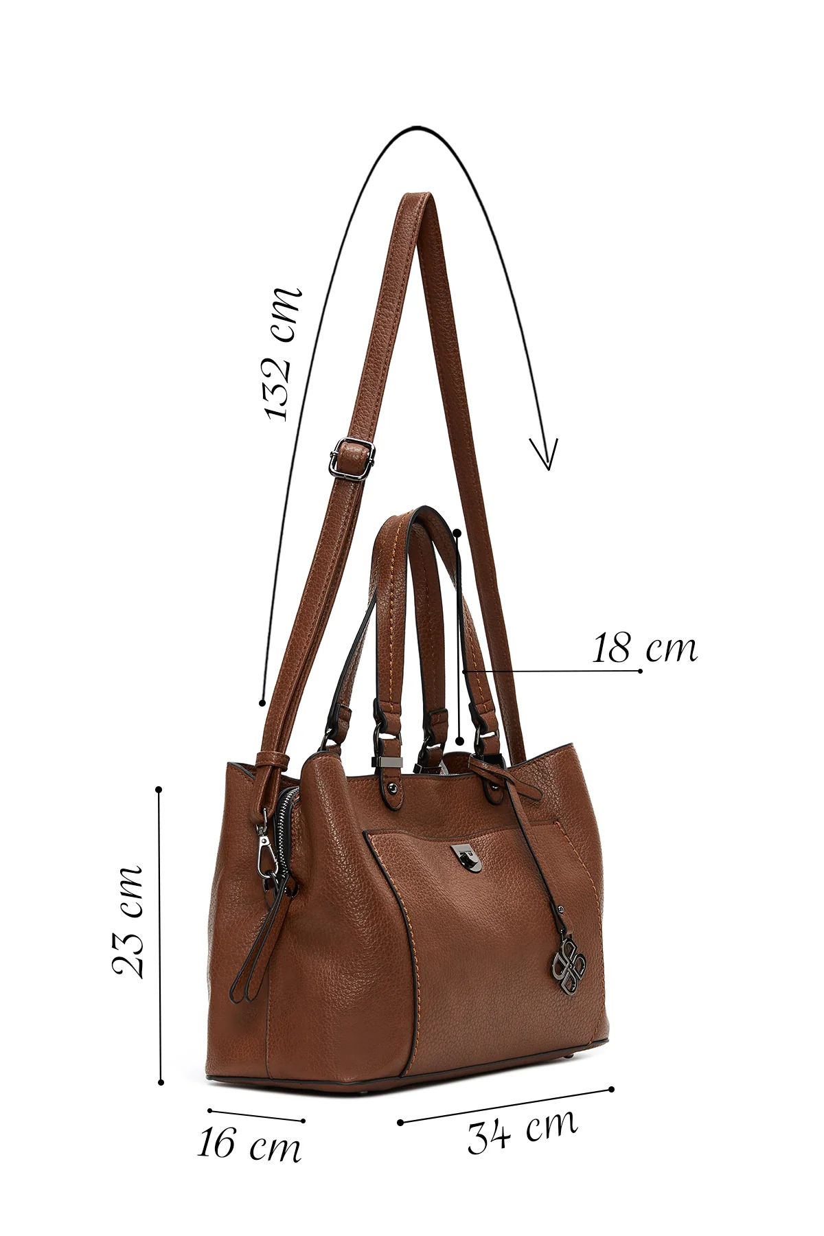 Kadın Camel Omuz Çantası - Image 2