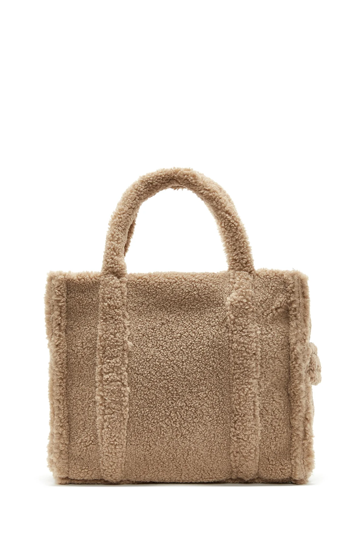 Kadın Camel Peluş El Çantası - Image 3