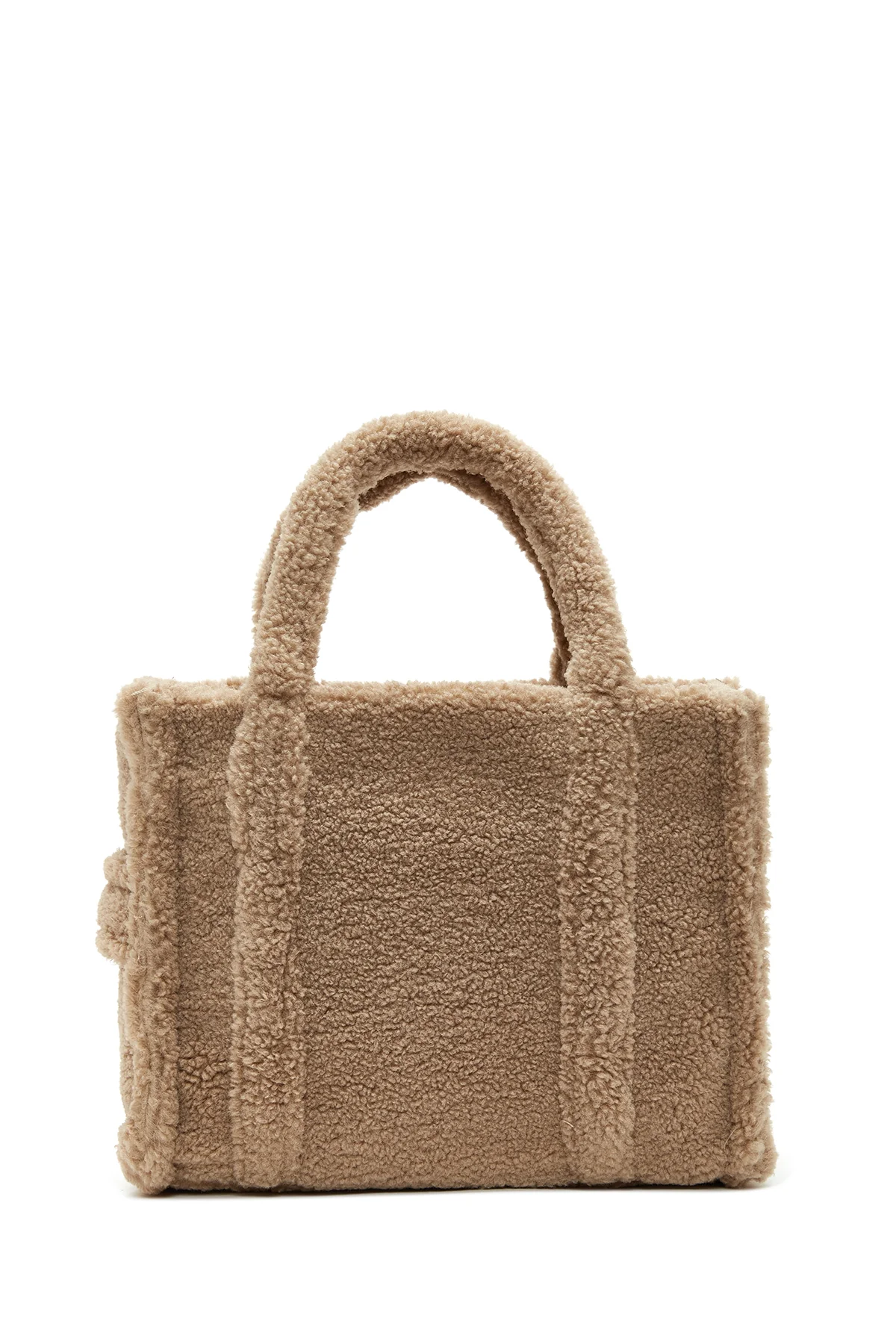 Kadın Camel Peluş El Çantası - Image 4