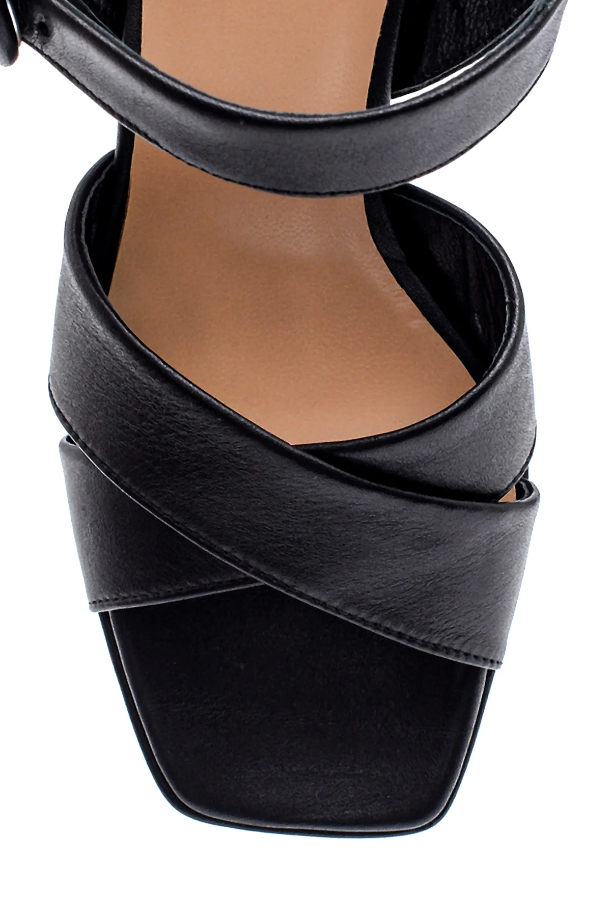 Kadın Casual Platform Topuklu Deri Sandalet - Image 5