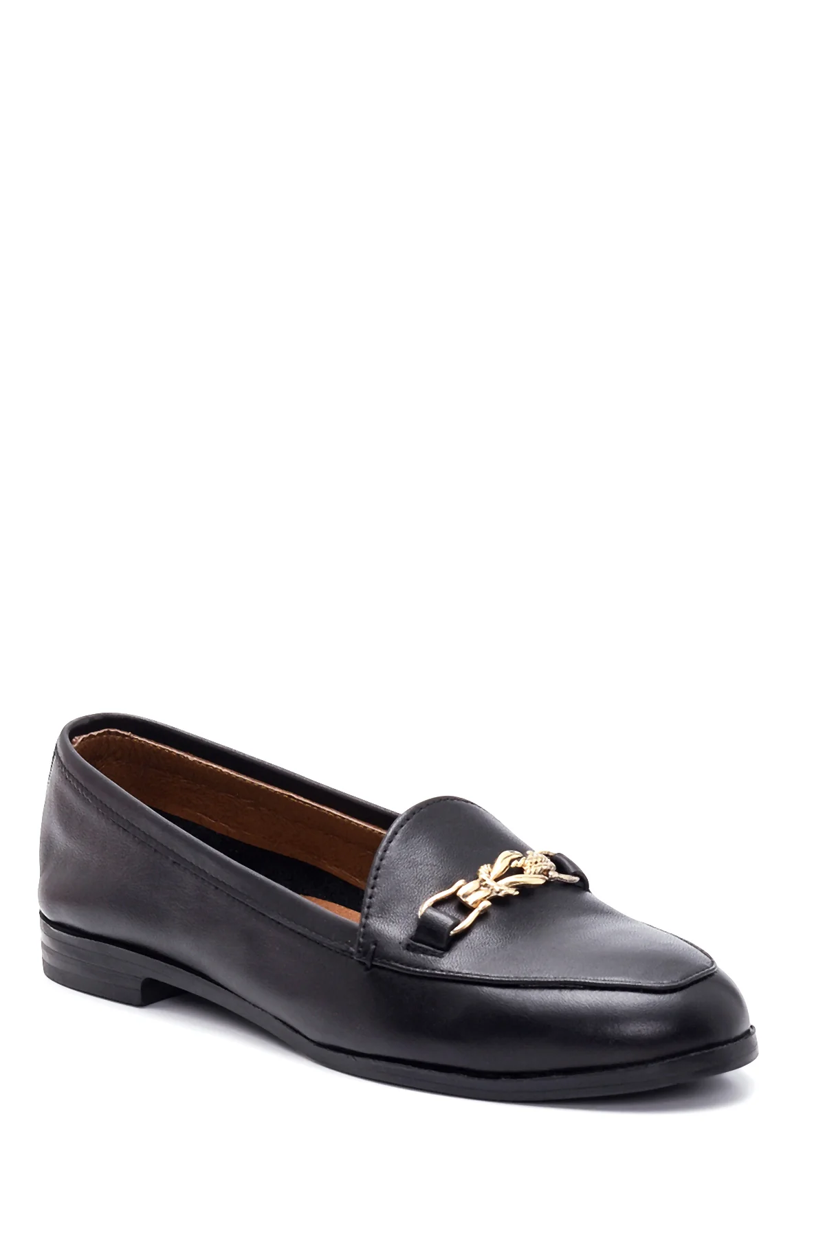 Kadın Deri Casual Loafer - Image 3