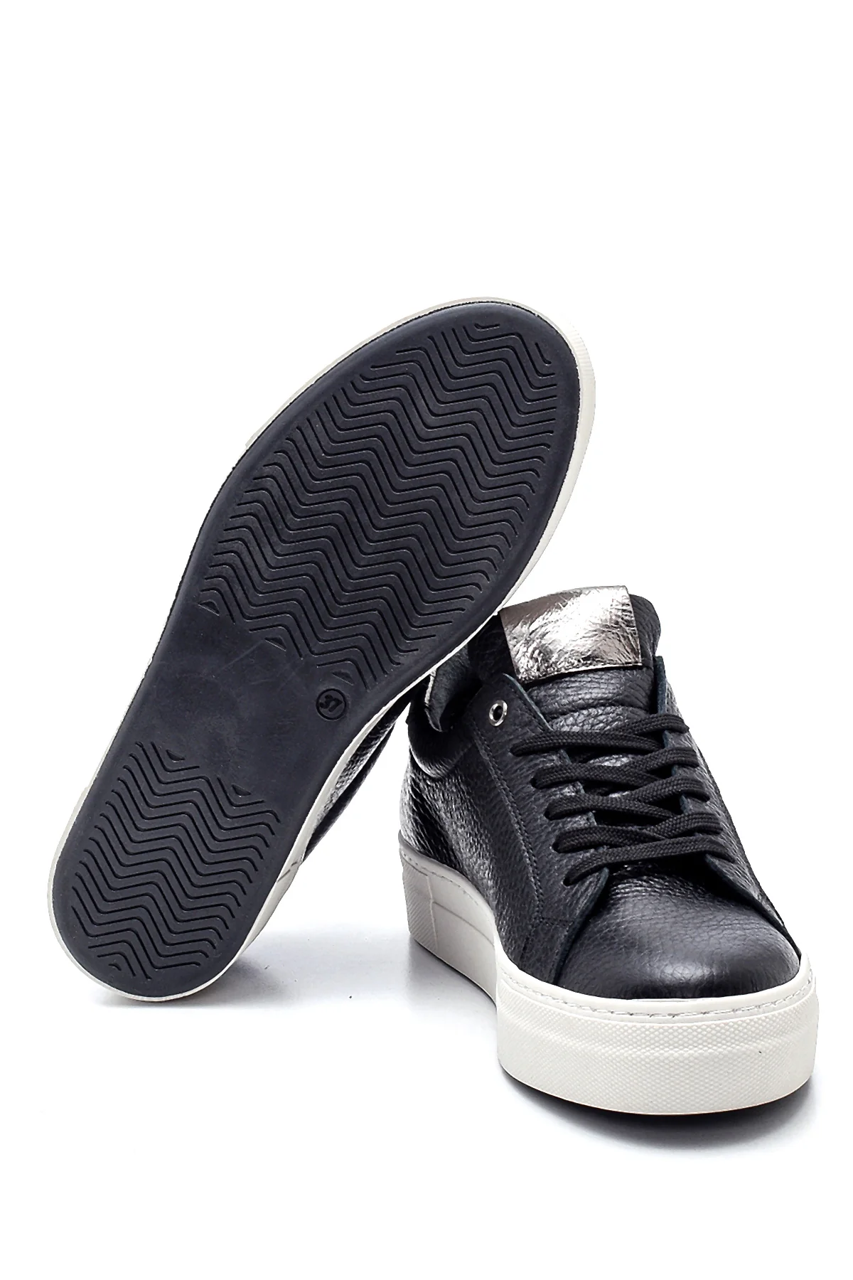 Kadın Deri Casual Sneaker - Image 4