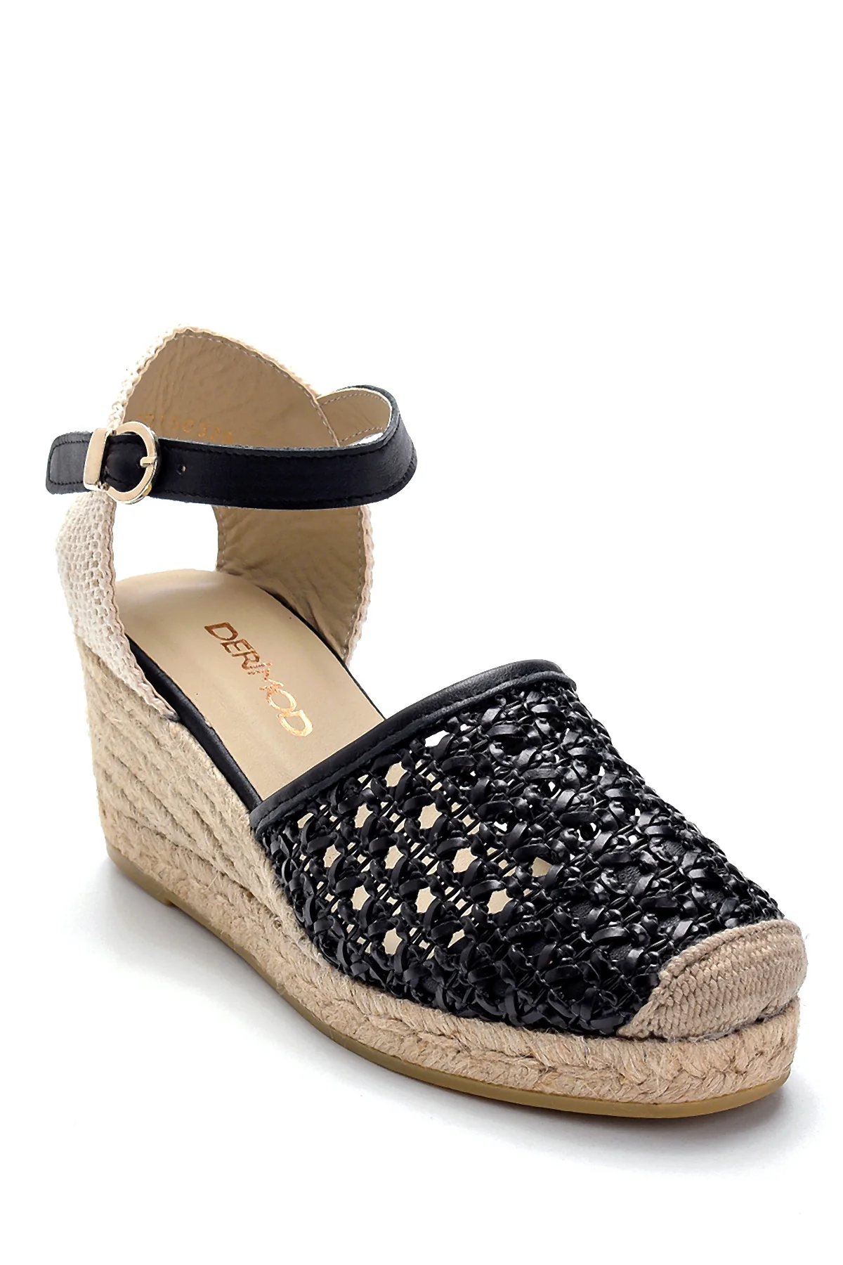 Kadın Deri Dolgu Topuklu Espadril - Image 2