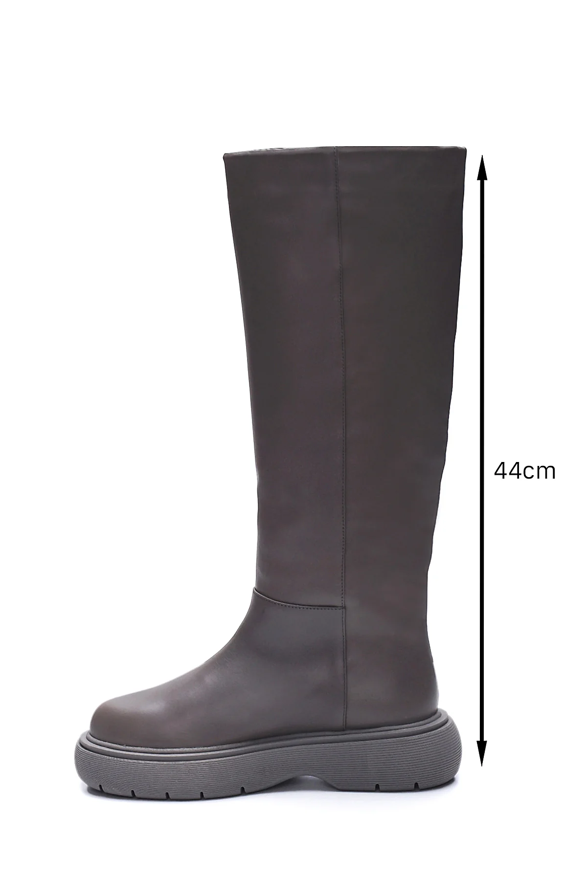 Kadın Deri Kalın Taban Çizme - Image 2