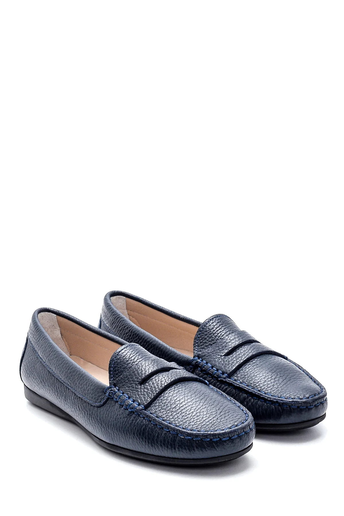 Kadın Deri Loafer - Image 3