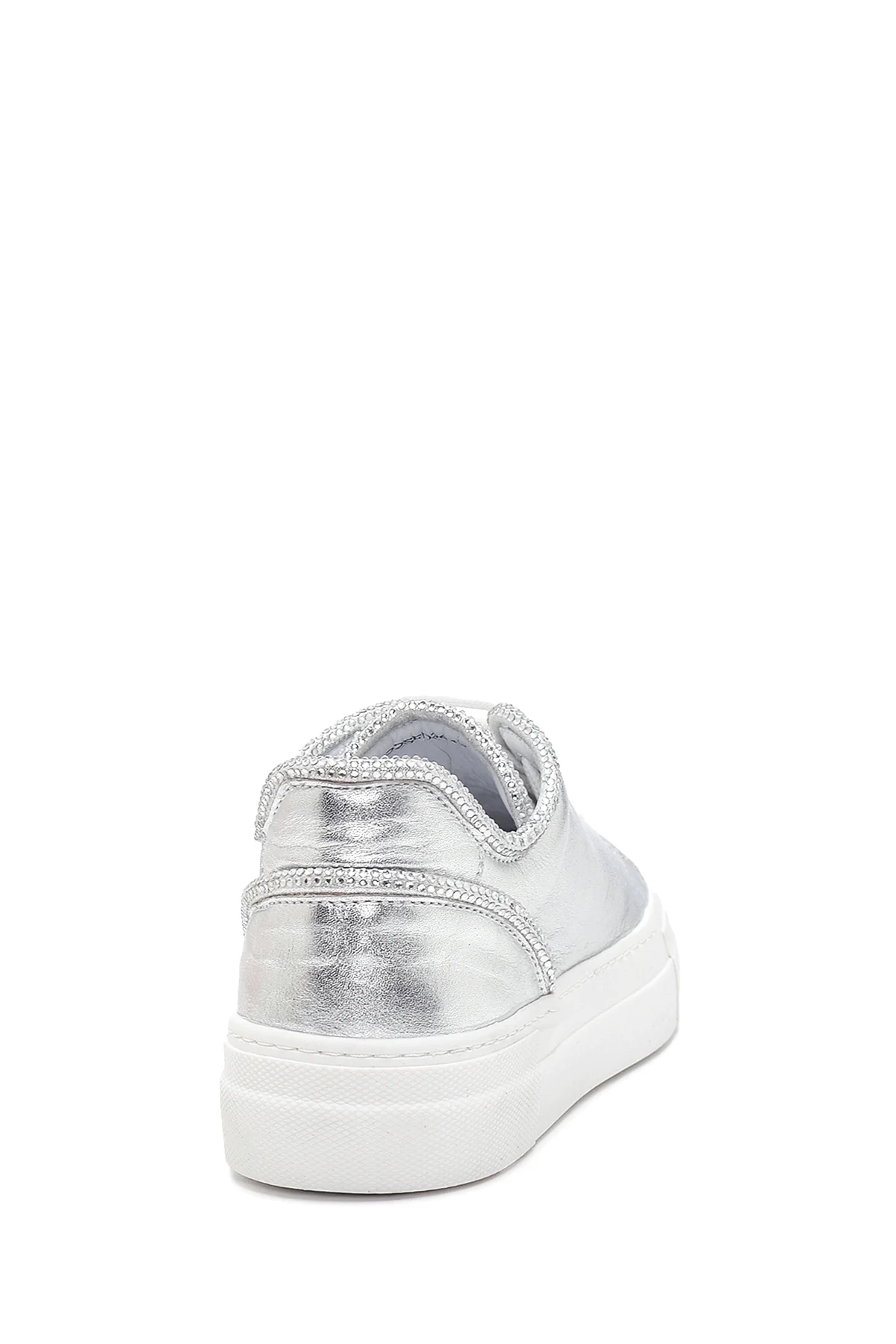 Kadın Deri Metalik Sneaker - Image 5