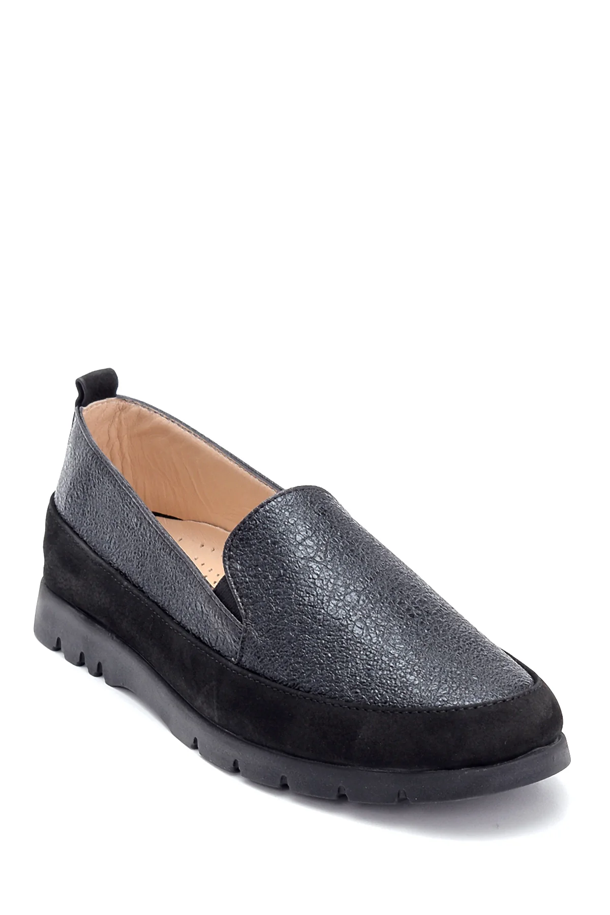 Kadın Deri Sim Detaylı Loafer - Image 2
