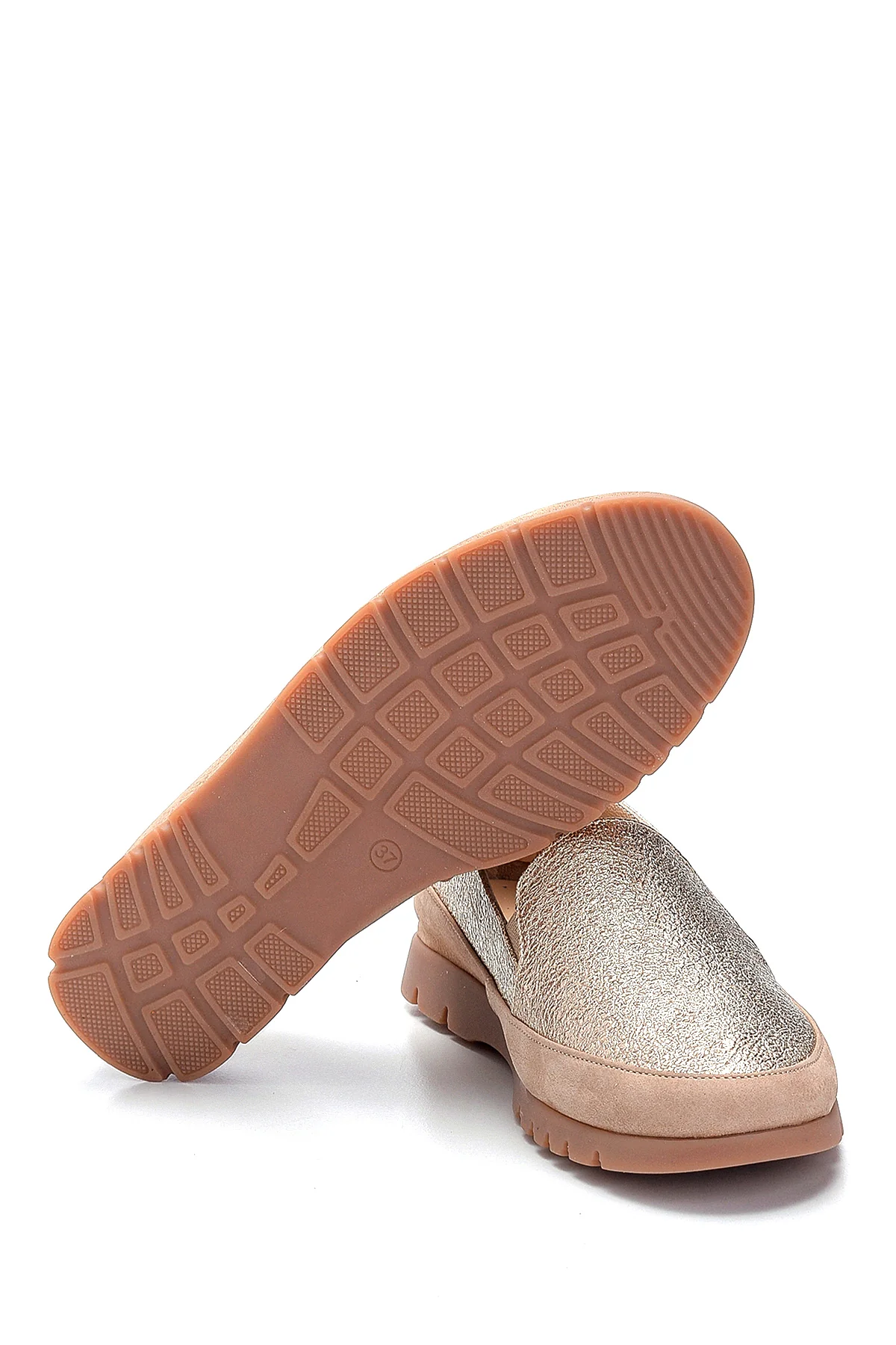 Kadın Deri Sim Detaylı Loafer - Image 10