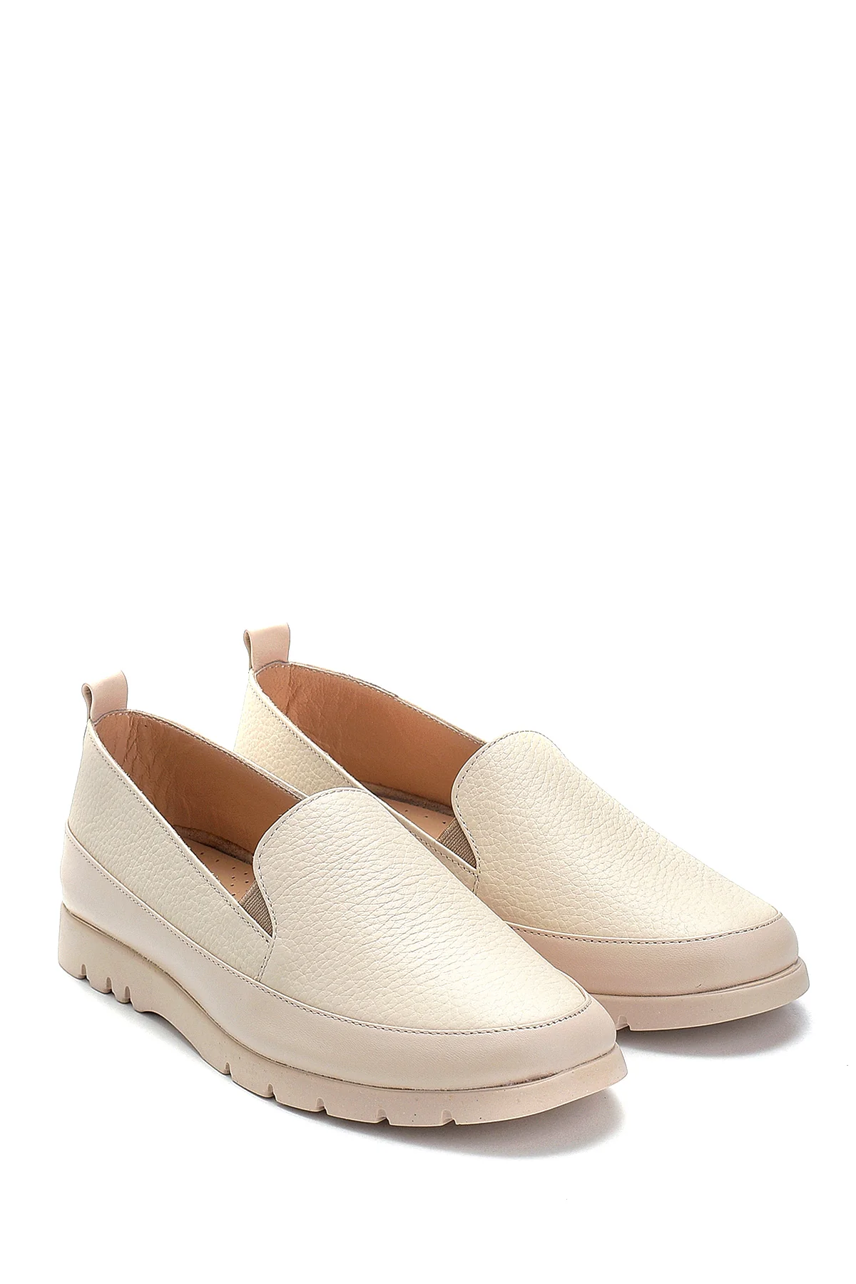Kadın Deri Sim Detaylı Loafer - Image 3