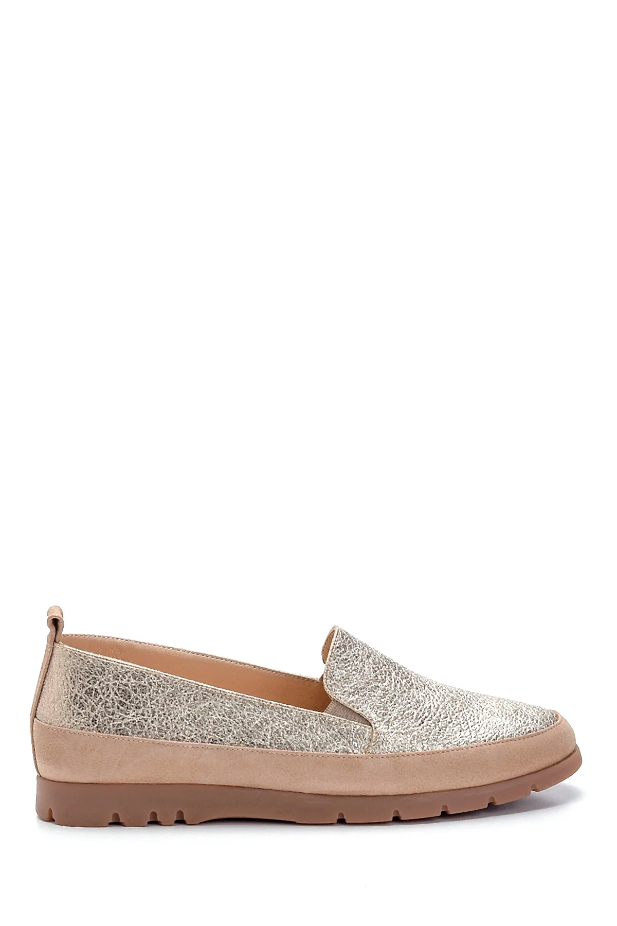 Kadın Deri Sim Detaylı Loafer - Image 7