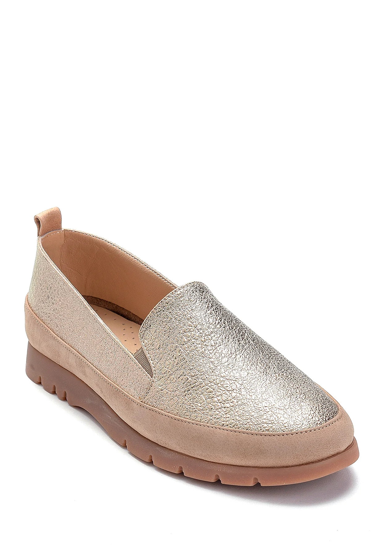 Kadın Deri Sim Detaylı Loafer - Image 8