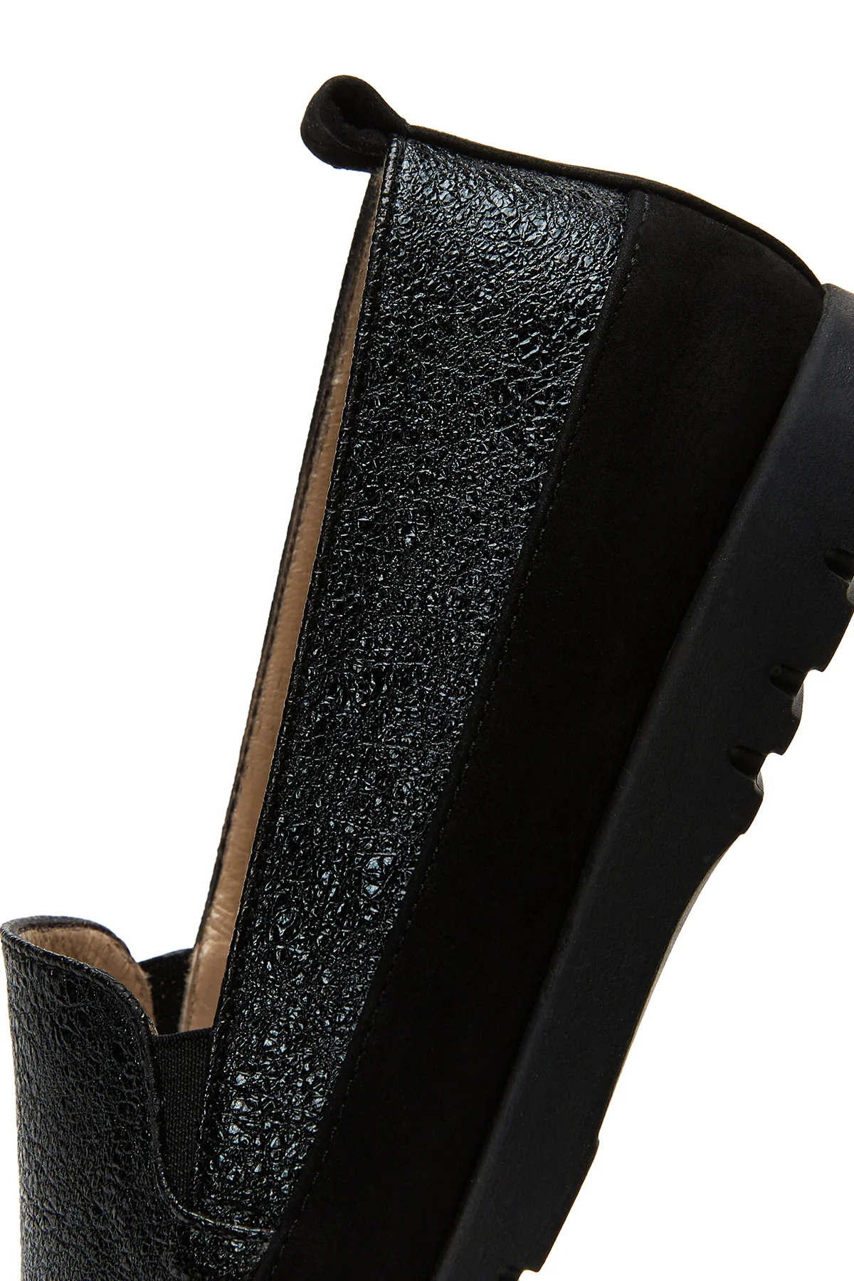 Kadın Deri Simli Loafer - Image 7
