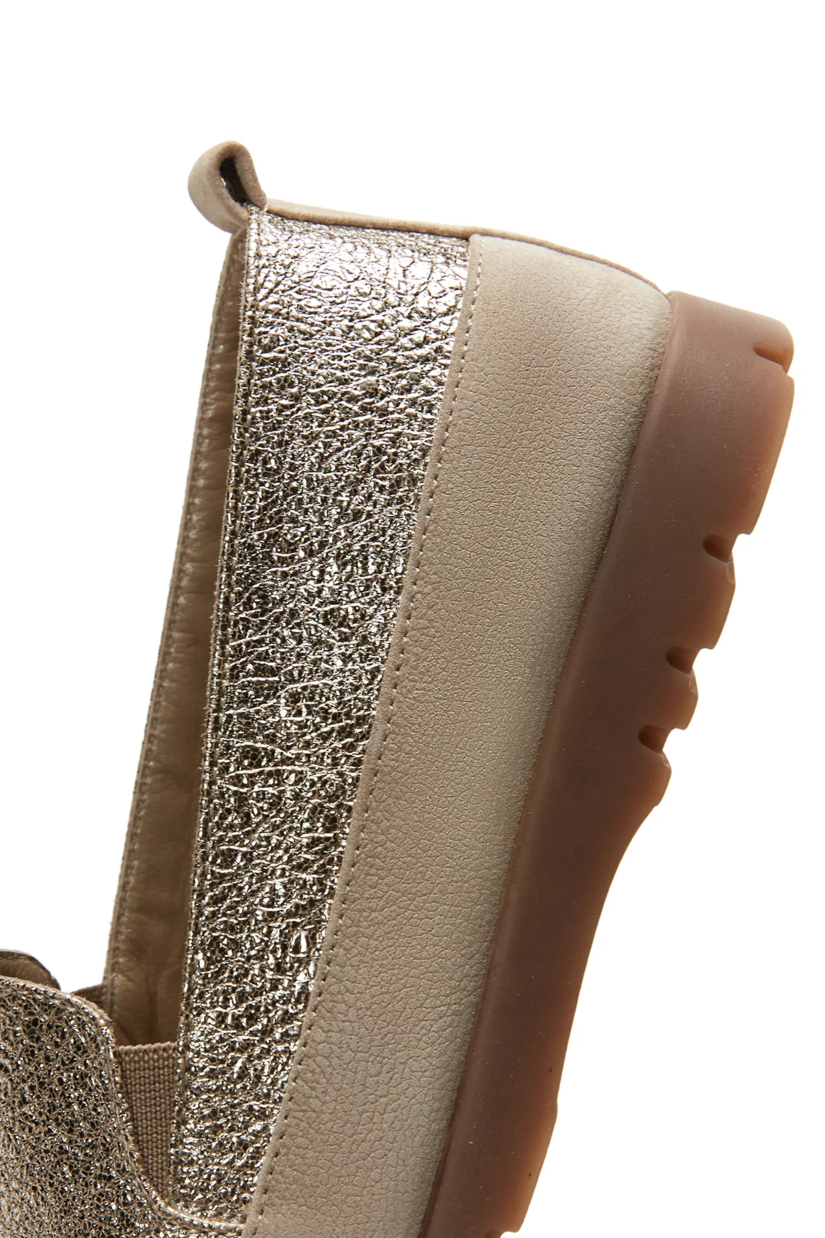 Kadın Deri Simli Loafer - Image 7