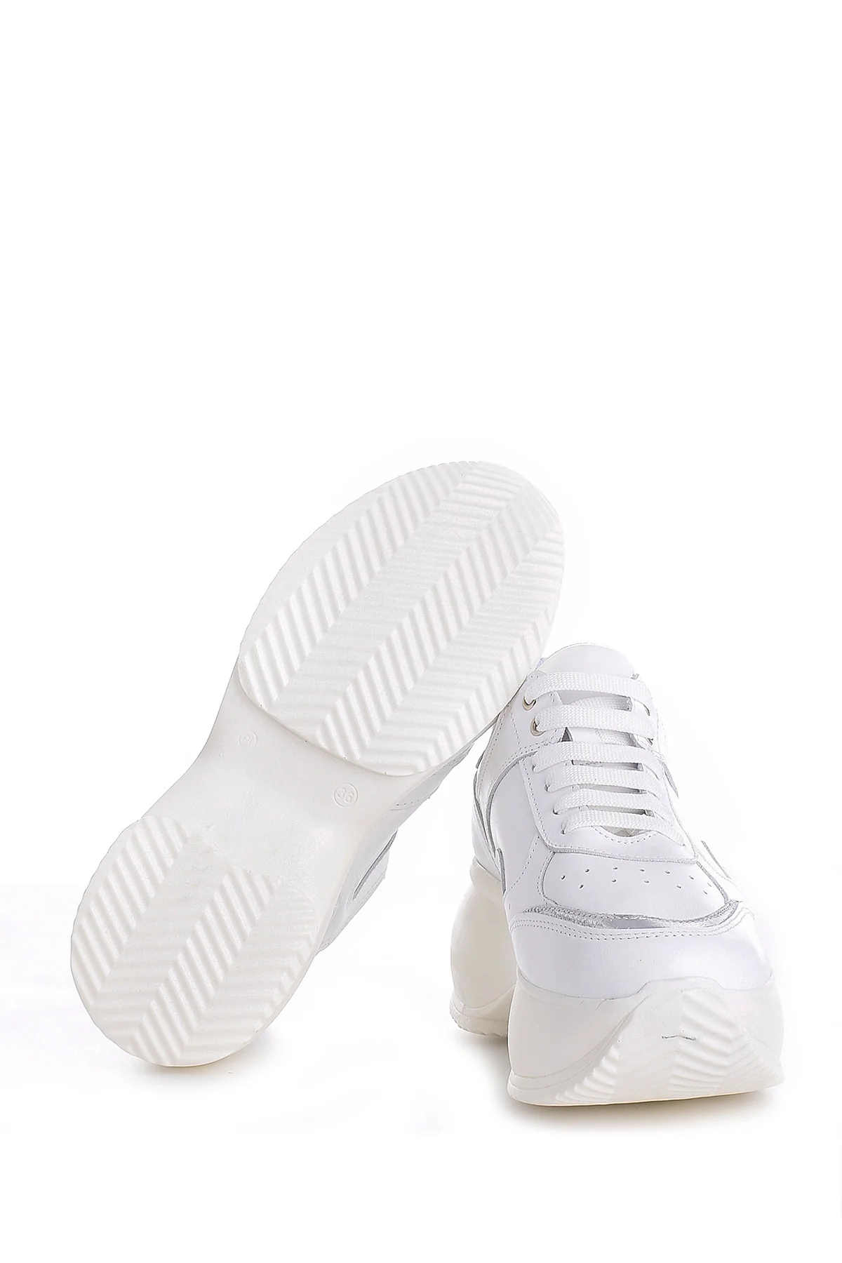Kadın Deri Sneaker - Image 4