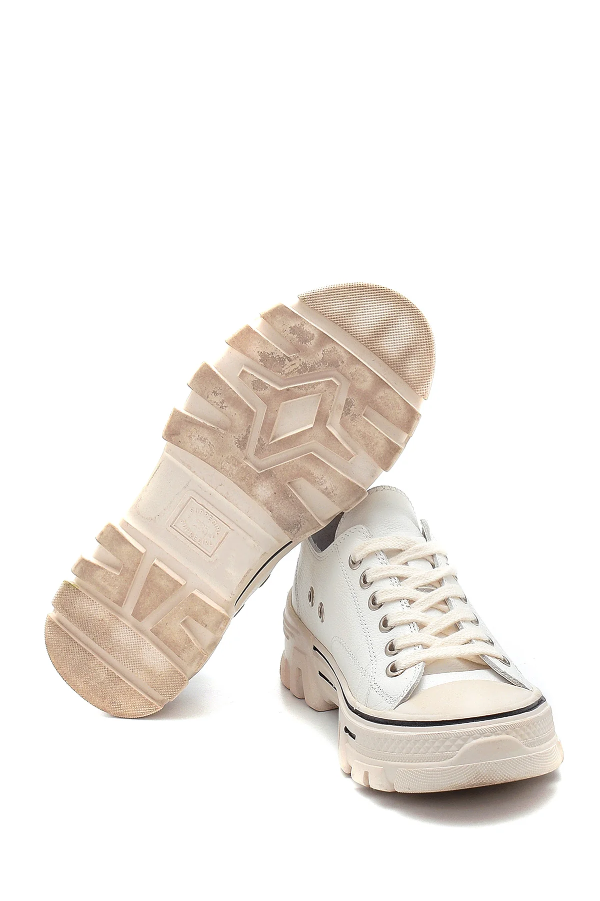 Kadın Deri Sneaker - Image 4