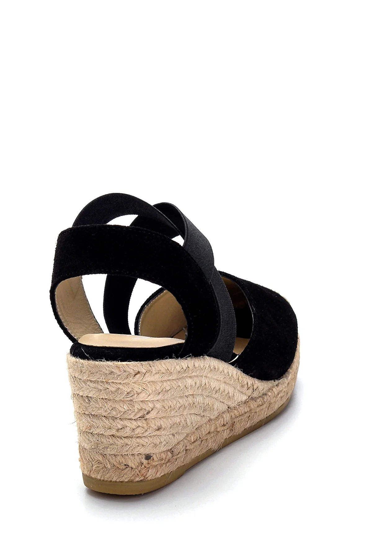 Kadın Deri Süet Detaylı Espadril - Image 4