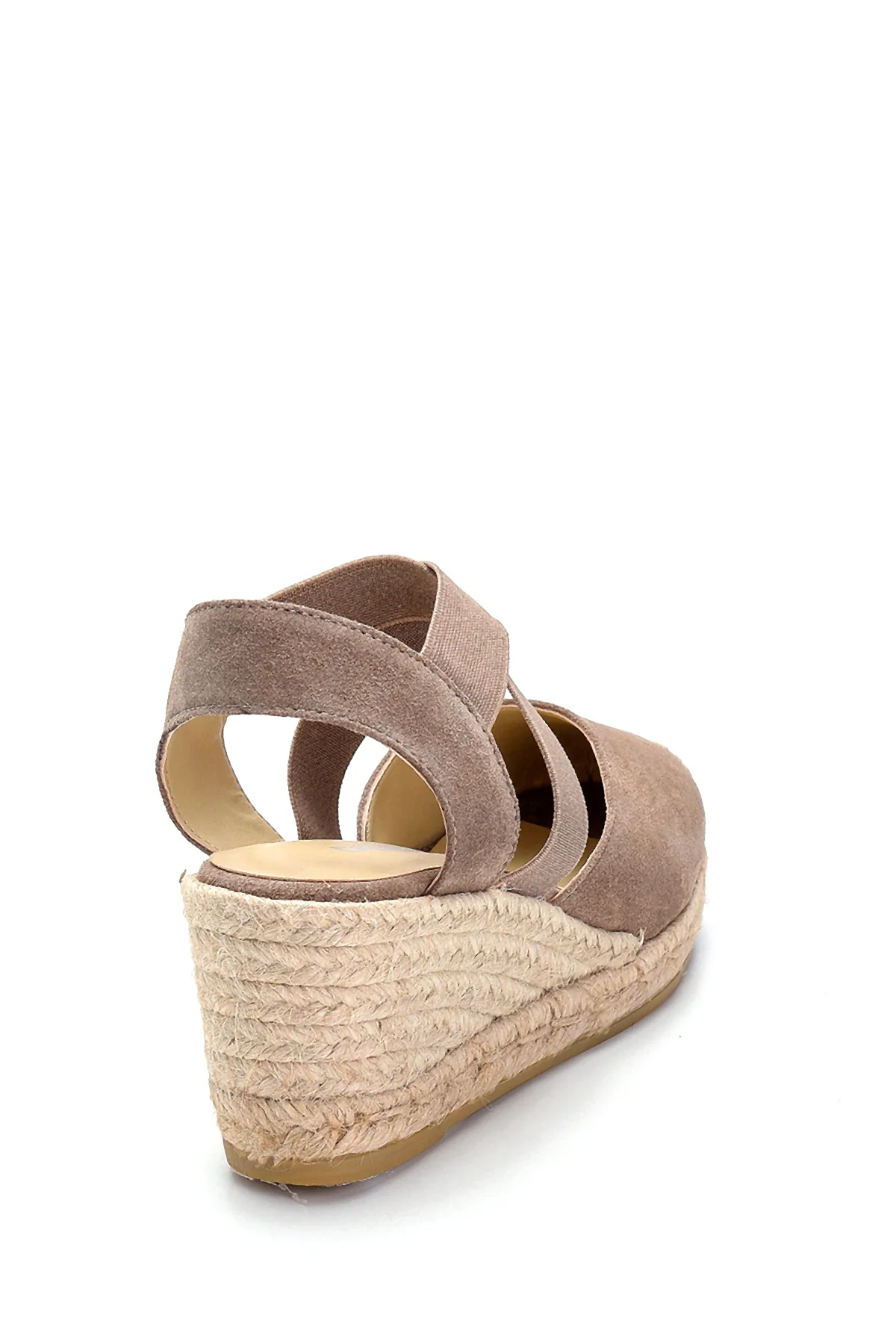 Kadın Deri Süet Detaylı Espadril - Image 4