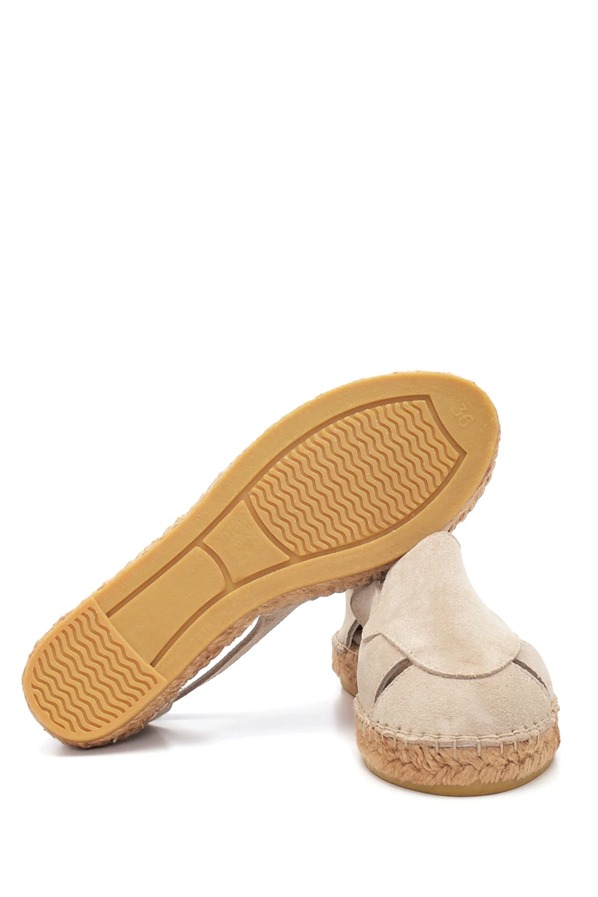 Kadın Deri Süet Espadril - Image 4