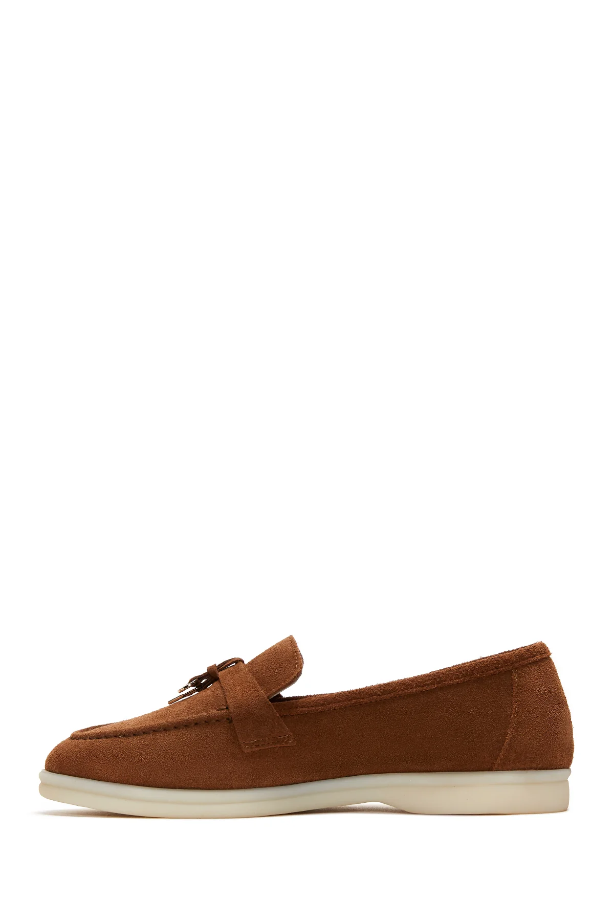 Kadın Deri Süet Loafer - Image 2
