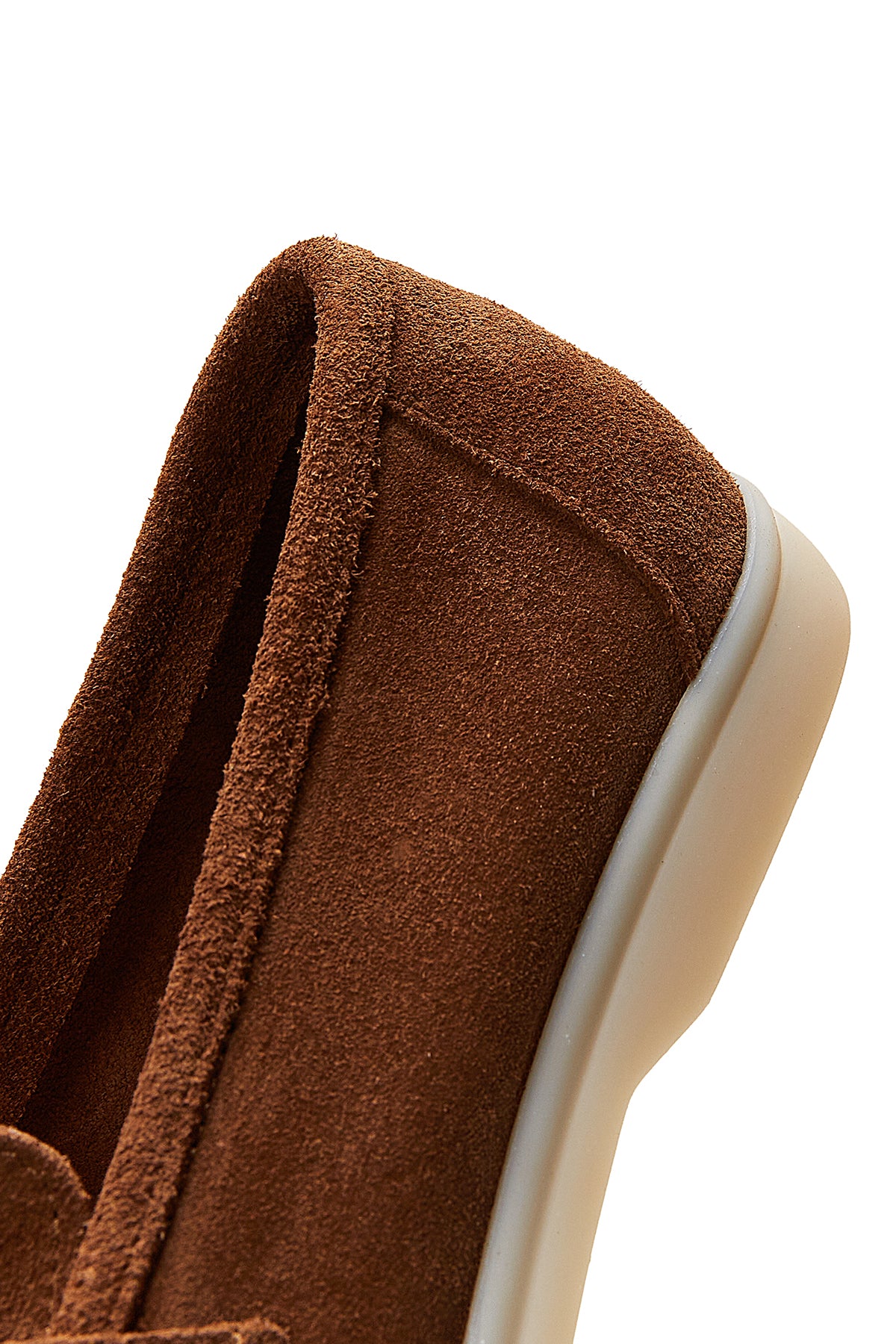 Kadın Deri Süet Loafer - Image 8