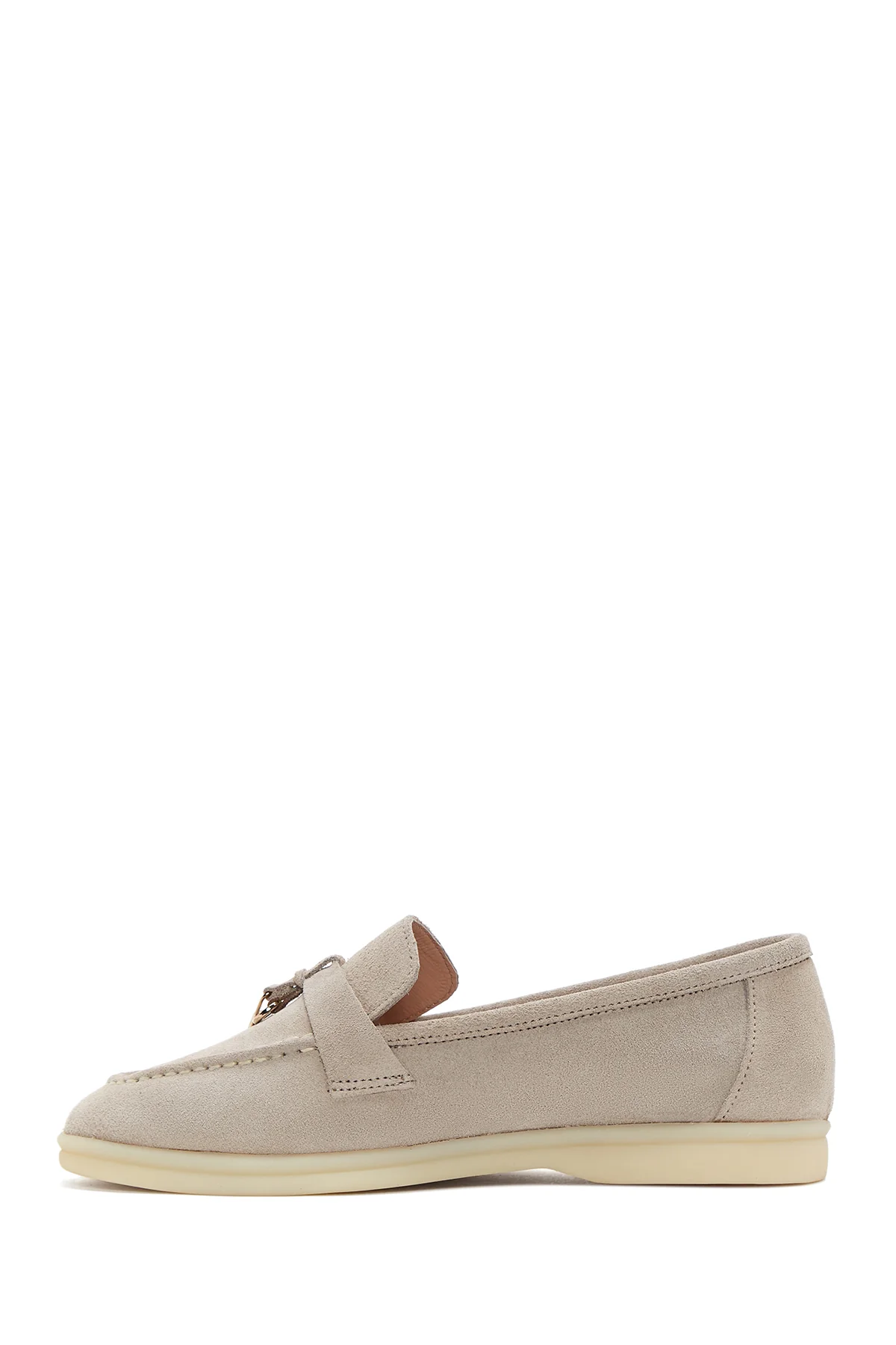 Kadın Deri Süet Loafer - Image 2