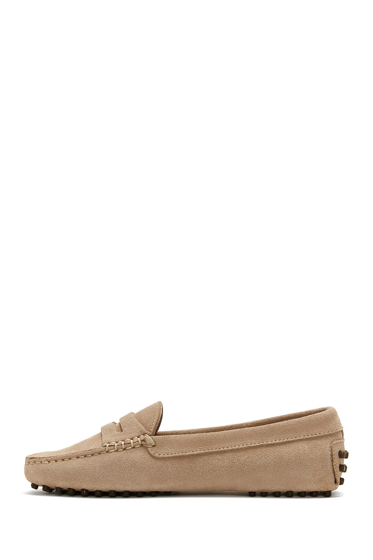 Kadın Deri Süet Loafer - Image 2