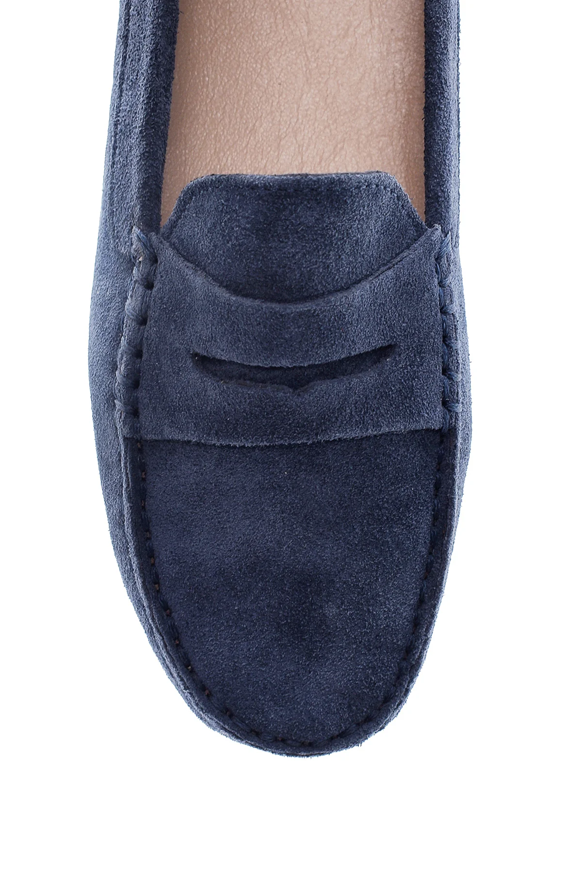 Kadın Deri Süet Loafer - Image 6