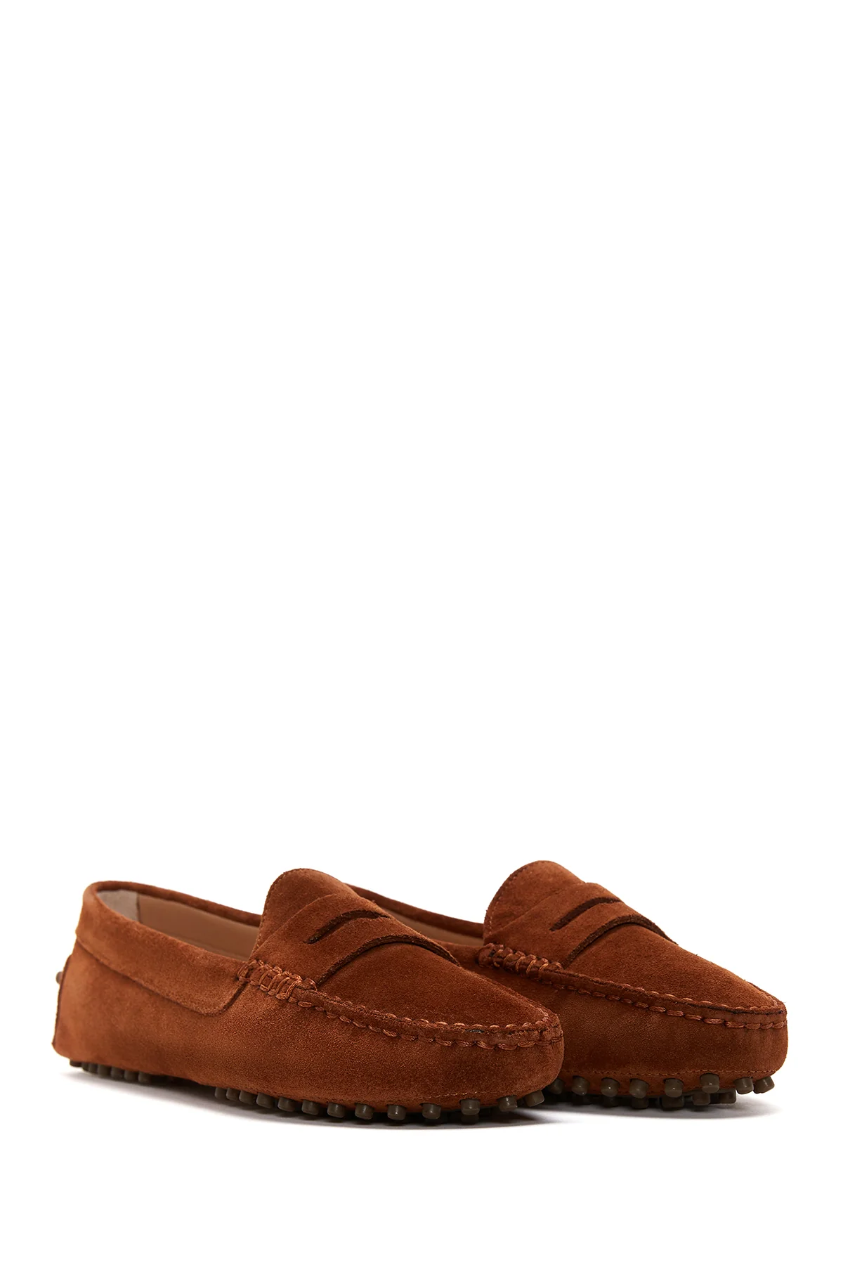 Kadın Deri Süet Loafer - Image 3