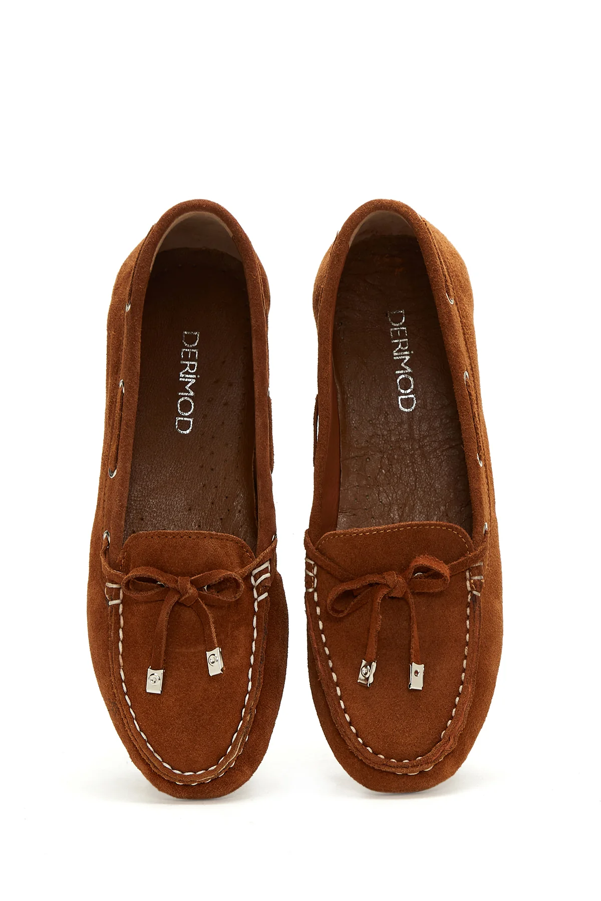 Kadın Deri Süet Loafer - Image 6