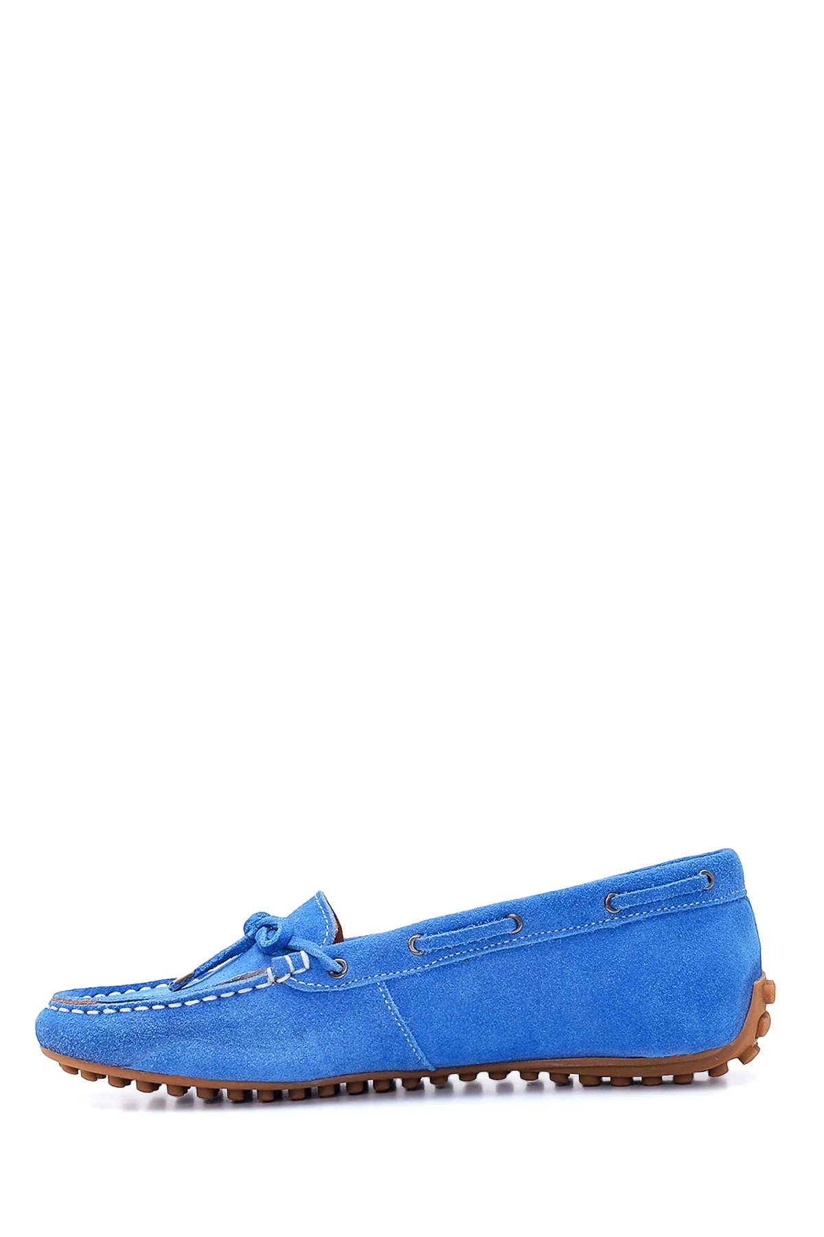 Kadın Deri Süet Loafer - Image 2