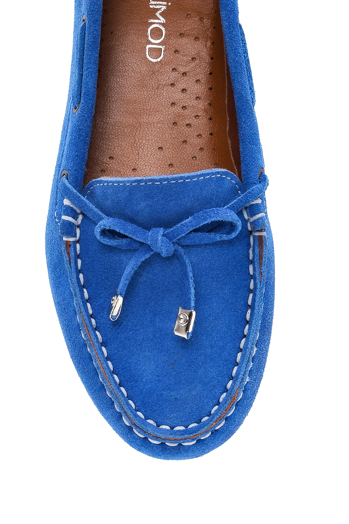 Kadın Deri Süet Loafer - Image 6