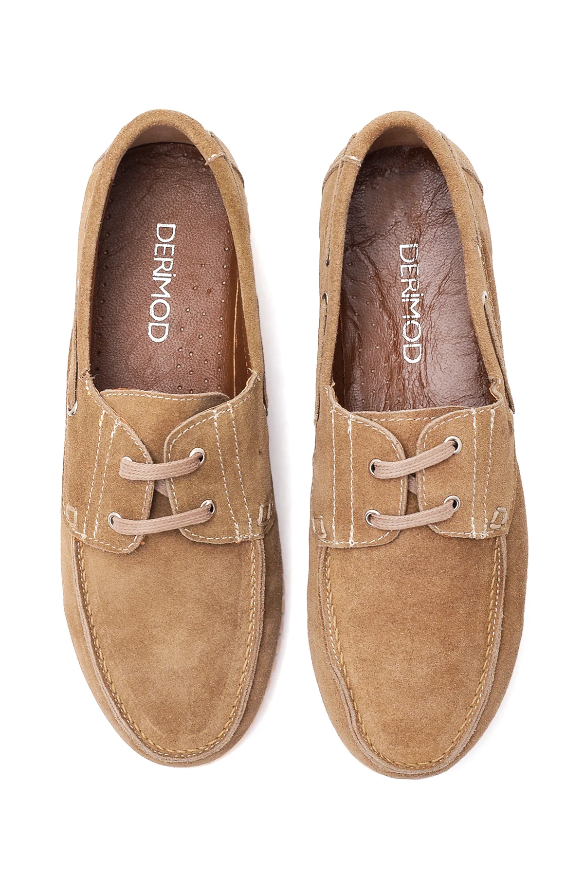 Kadın Deri Süet Loafer - Image 7