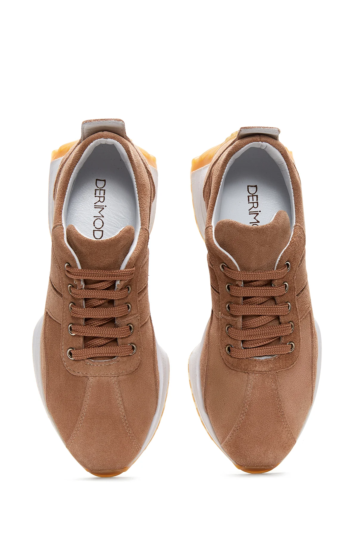 Kadın Deri Süet Sneaker - Image 6