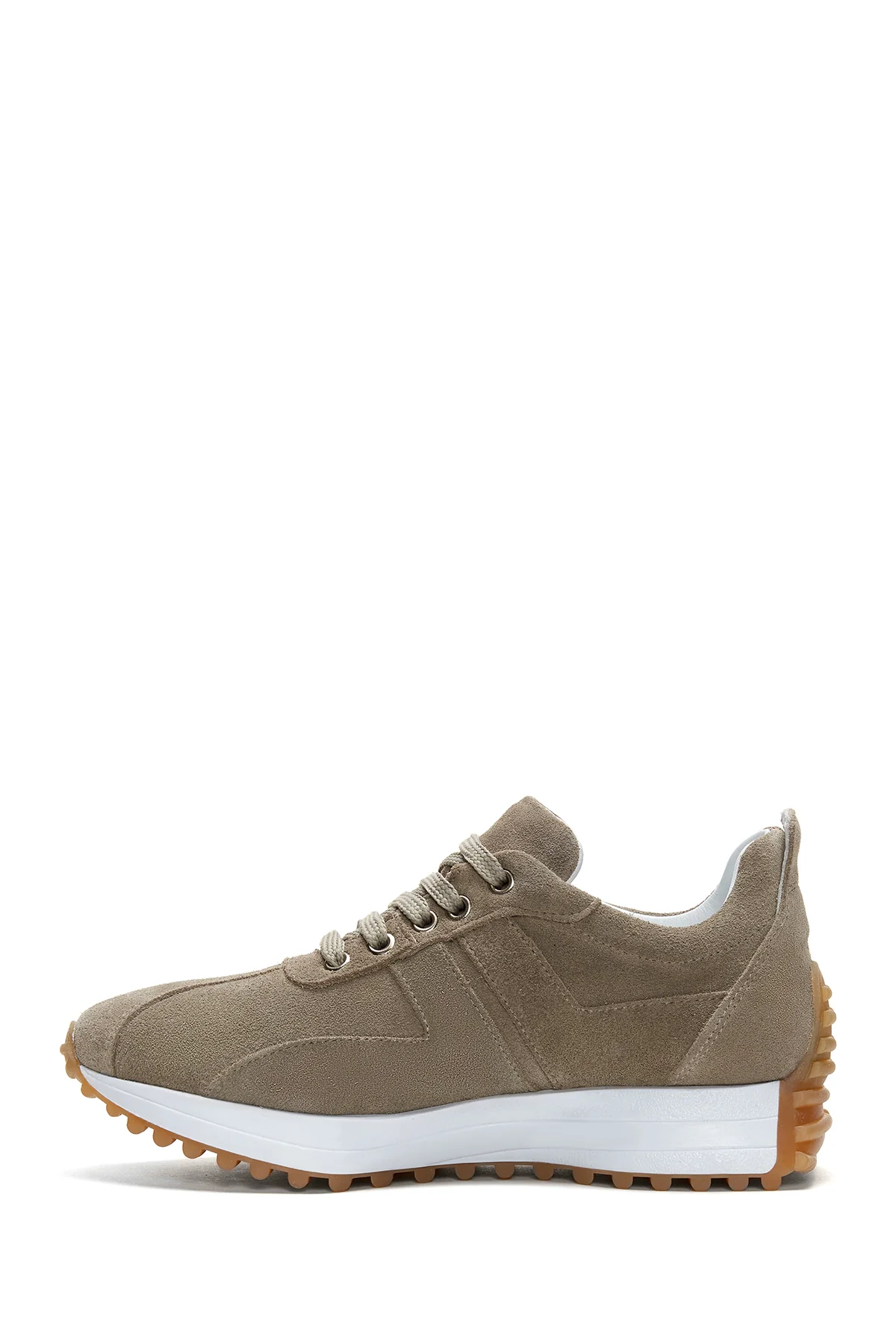 Kadın Deri Süet Sneaker - Image 2