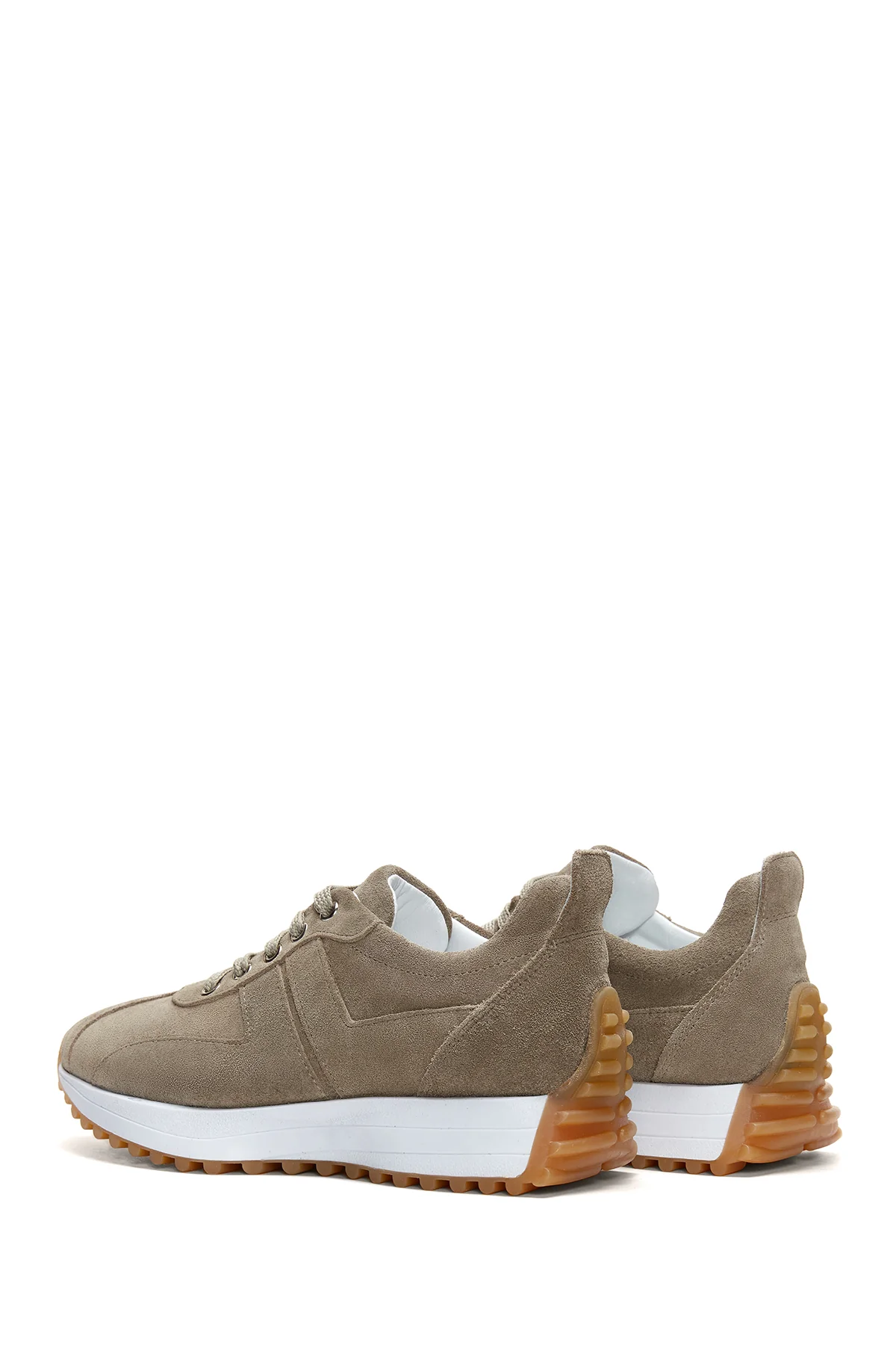 Kadın Deri Süet Sneaker - Image 5