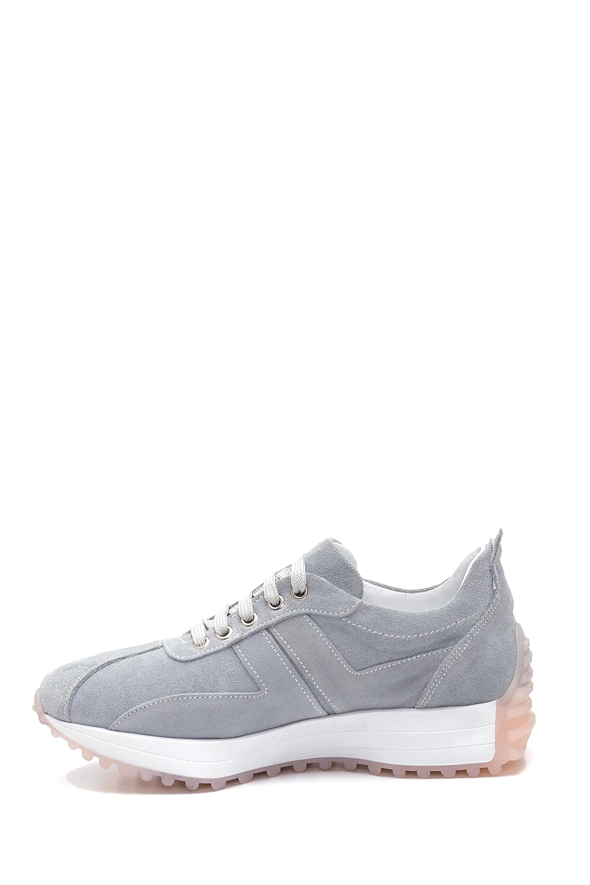 Kadın Deri Süet Sneaker - Image 2