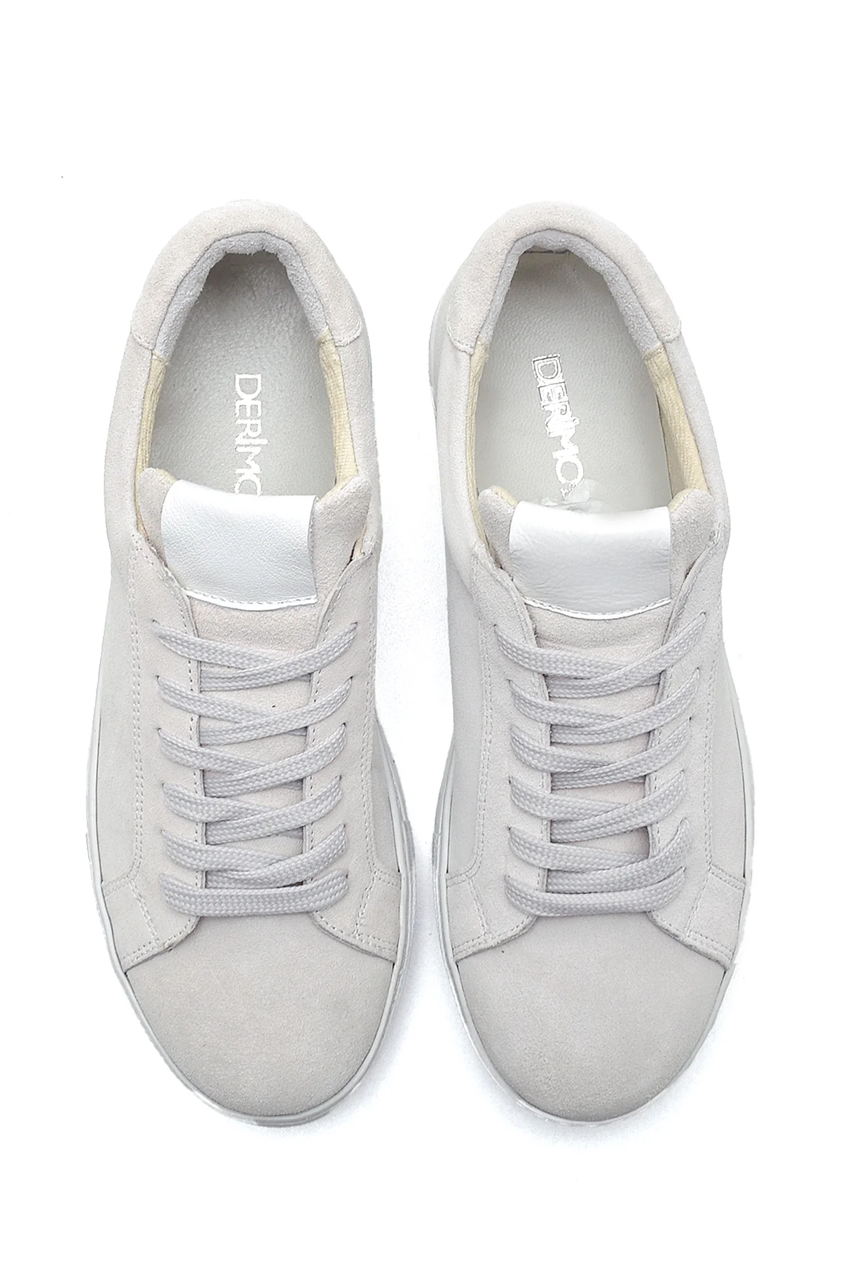 Kadın Deri Süet Sneaker - Image 6