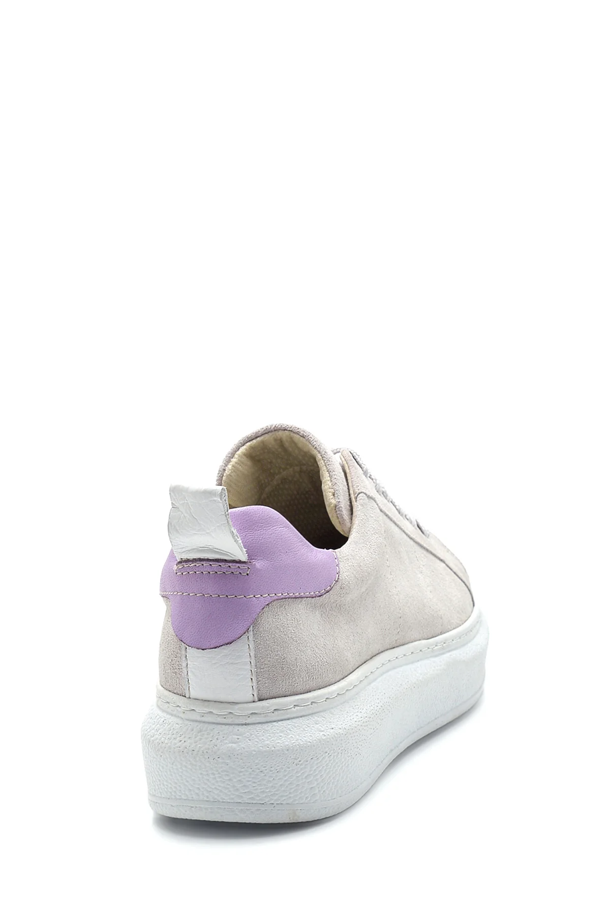 Kadın Deri Süet Sneaker - Image 7