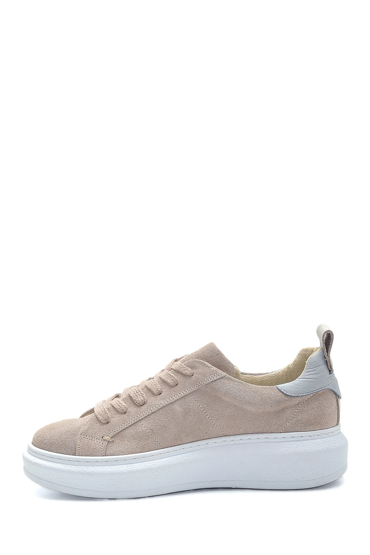 Kadın Deri Süet Sneaker - Image 2