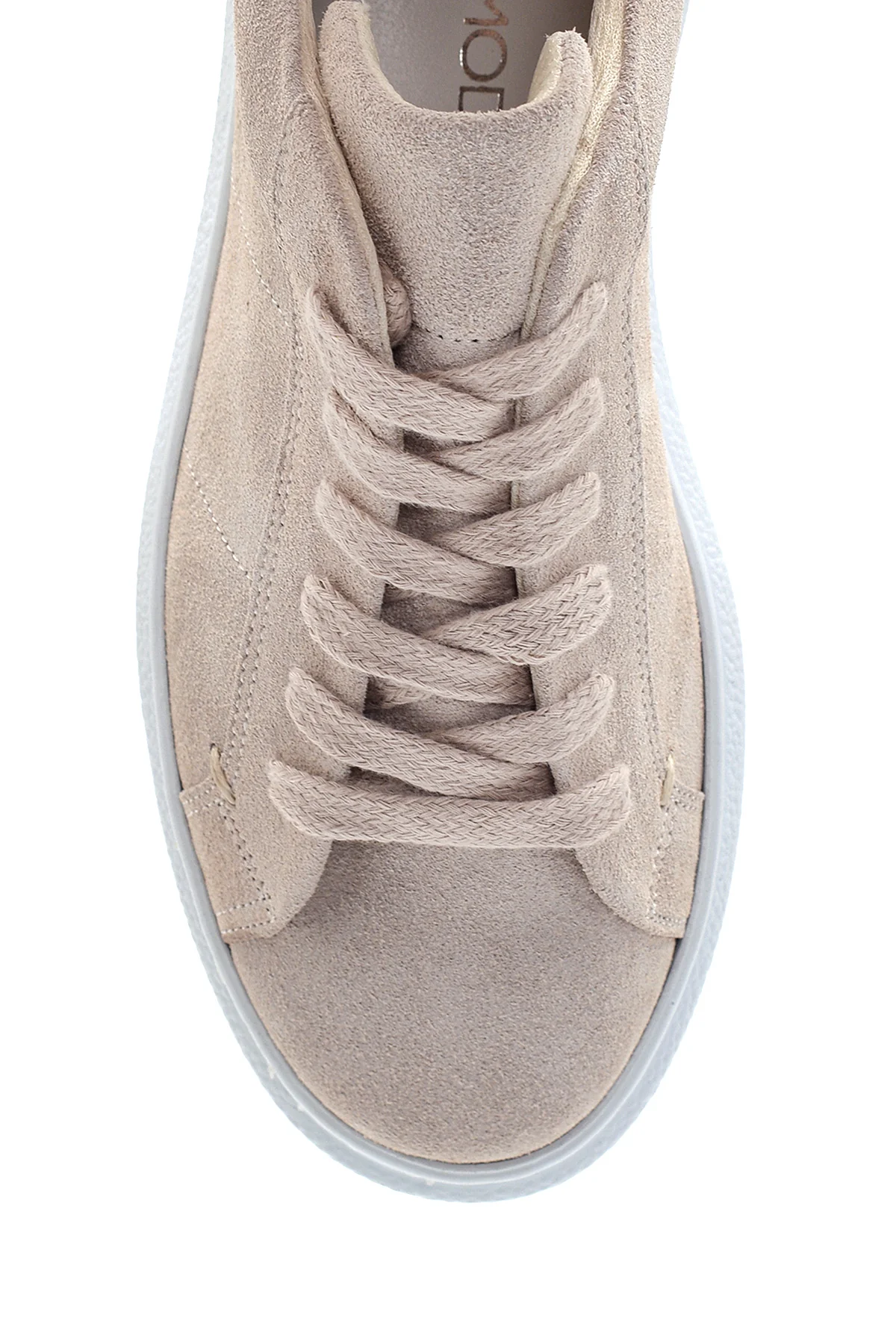 Kadın Deri Süet Sneaker - Image 5