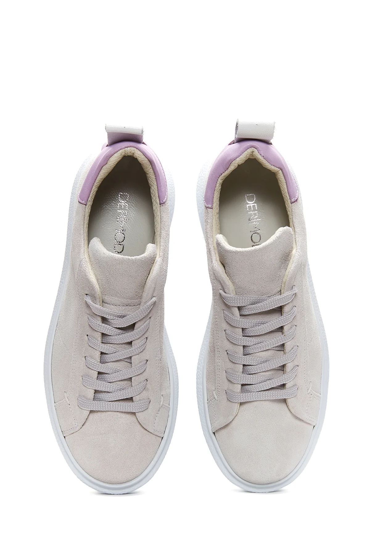 Kadın Deri Süet Sneaker - Image 6