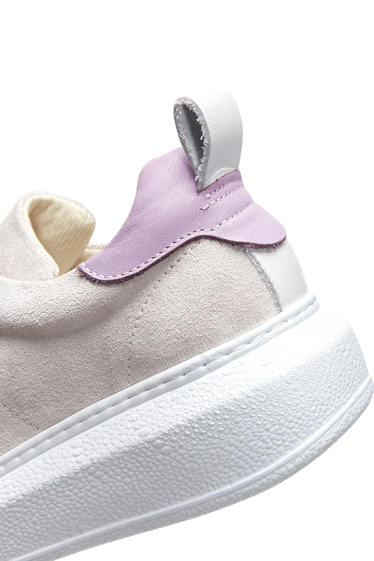 Kadın Deri Süet Sneaker - Image 8