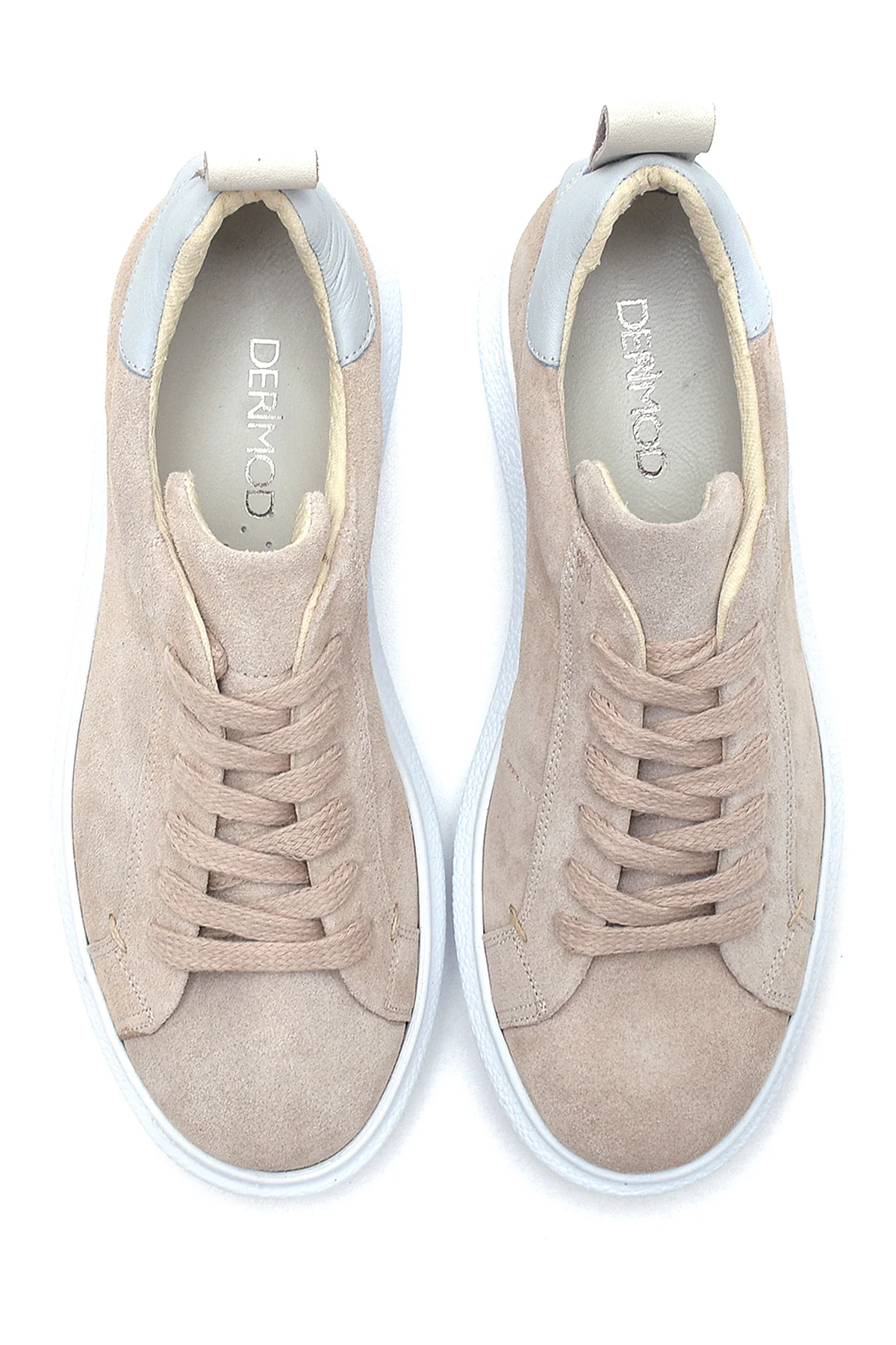 Kadın Deri Süet Sneaker - Image 6