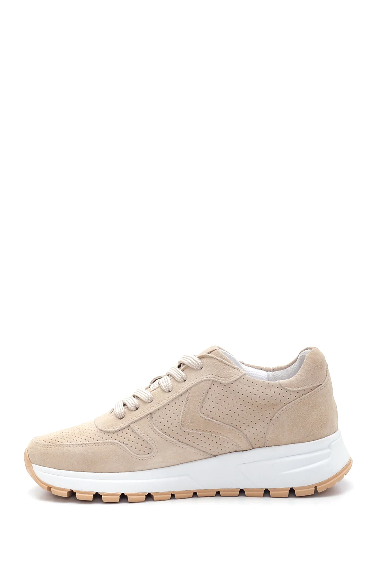 Kadın Deri Süet Sneaker - Image 2