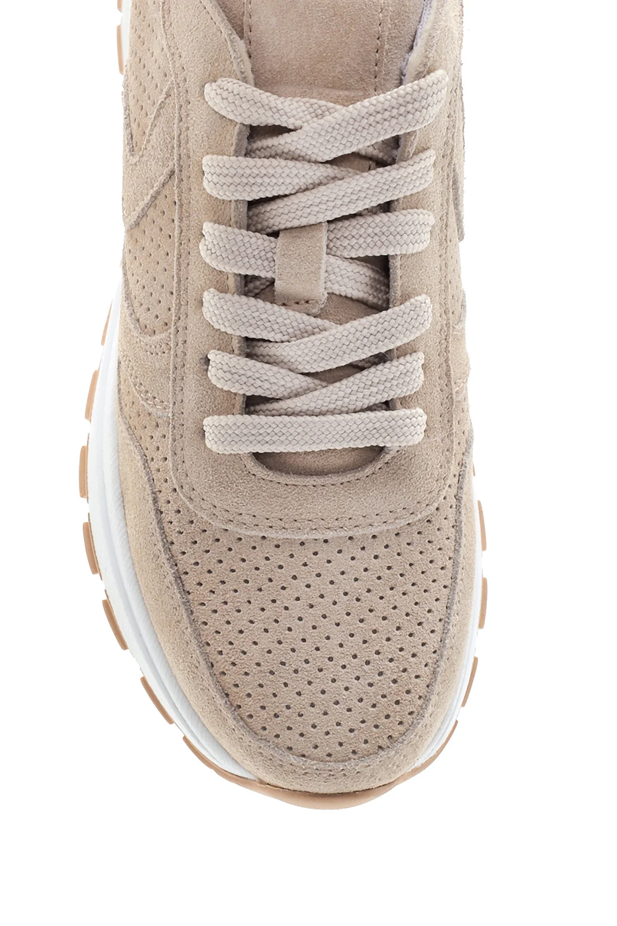 Kadın Deri Süet Sneaker - Image 6