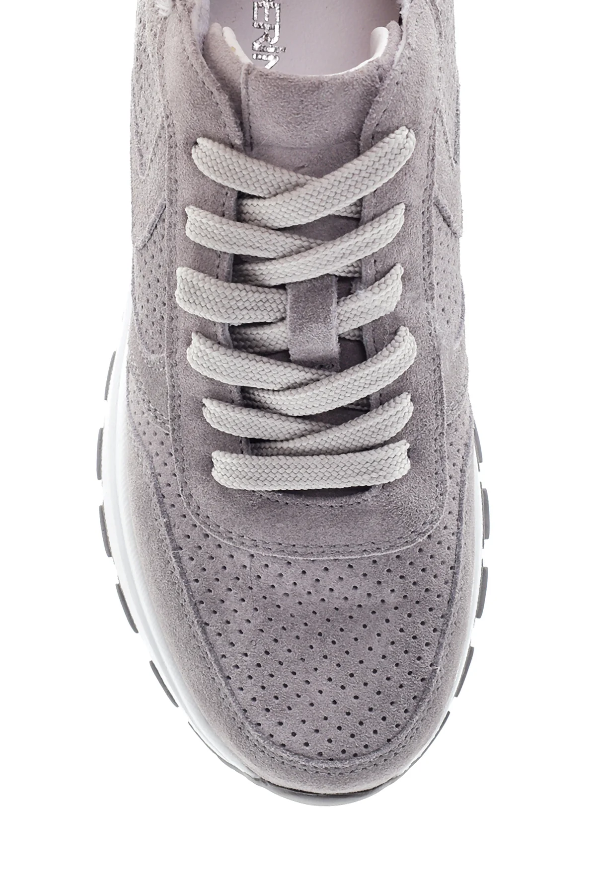 Kadın Deri Süet Sneaker - Image 6