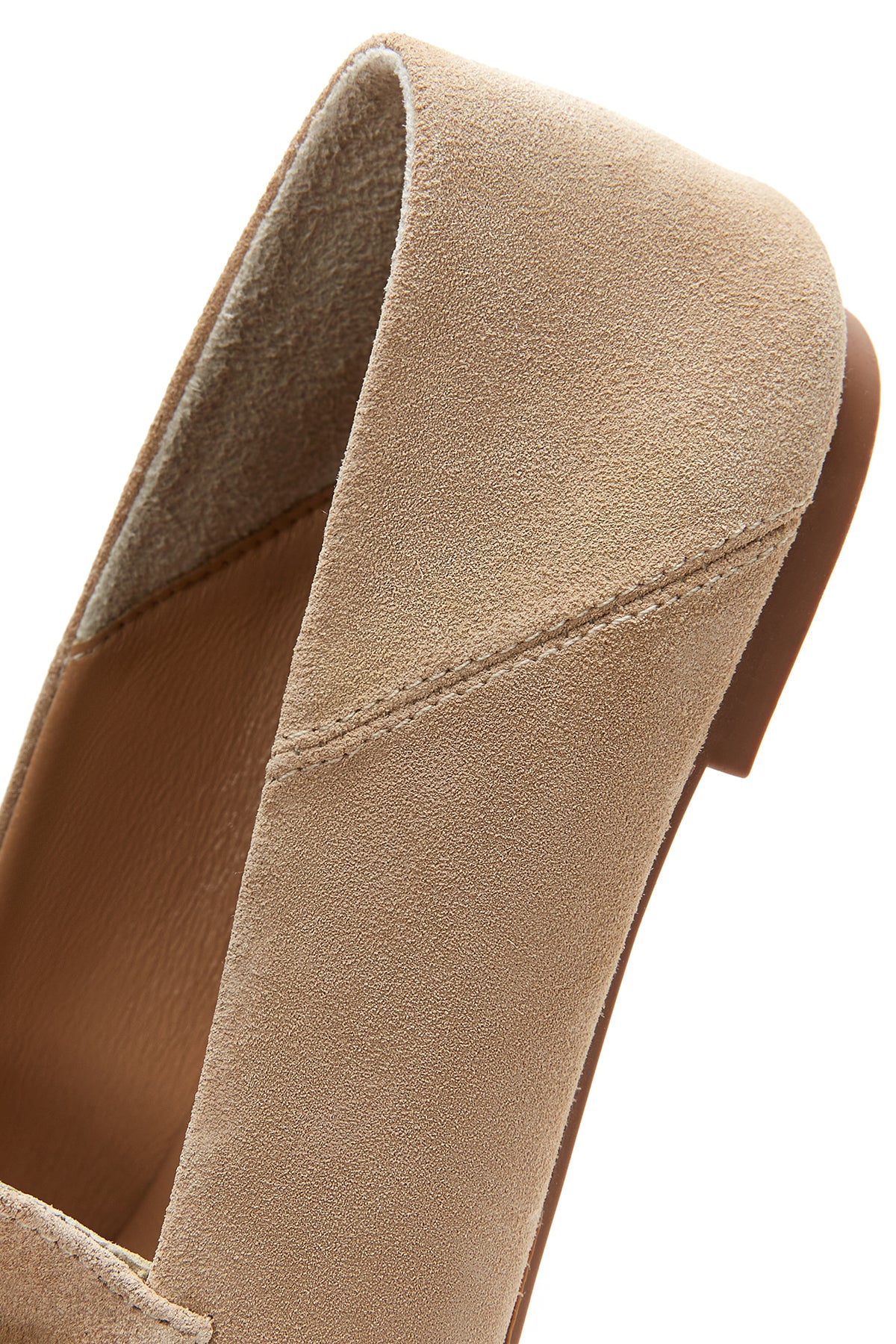 Kadın Deri Süet Zincirli Loafer - Image 8
